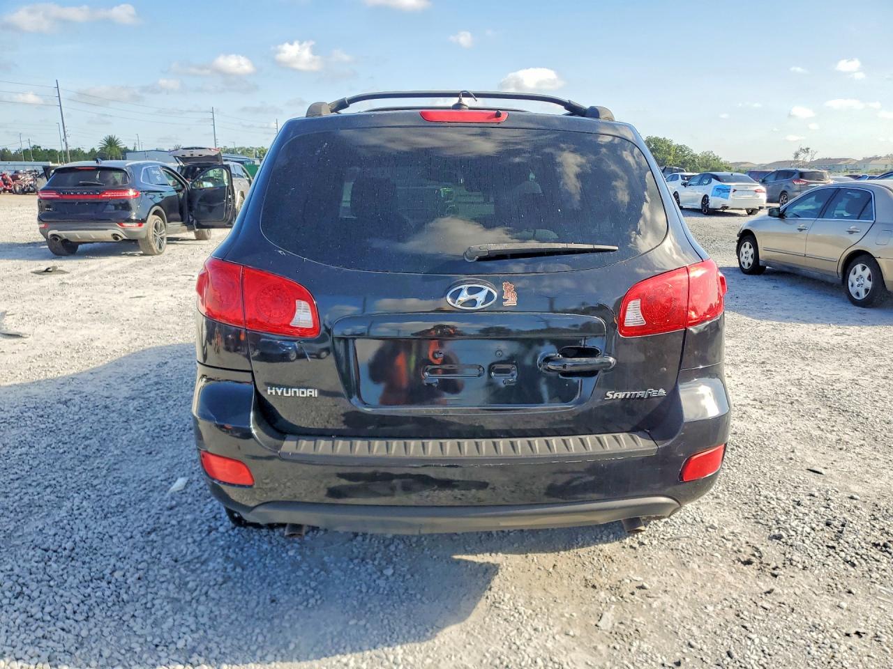 2008 Hyundai Santa Fe Gls Black vin: 5NMSG13D58H175557