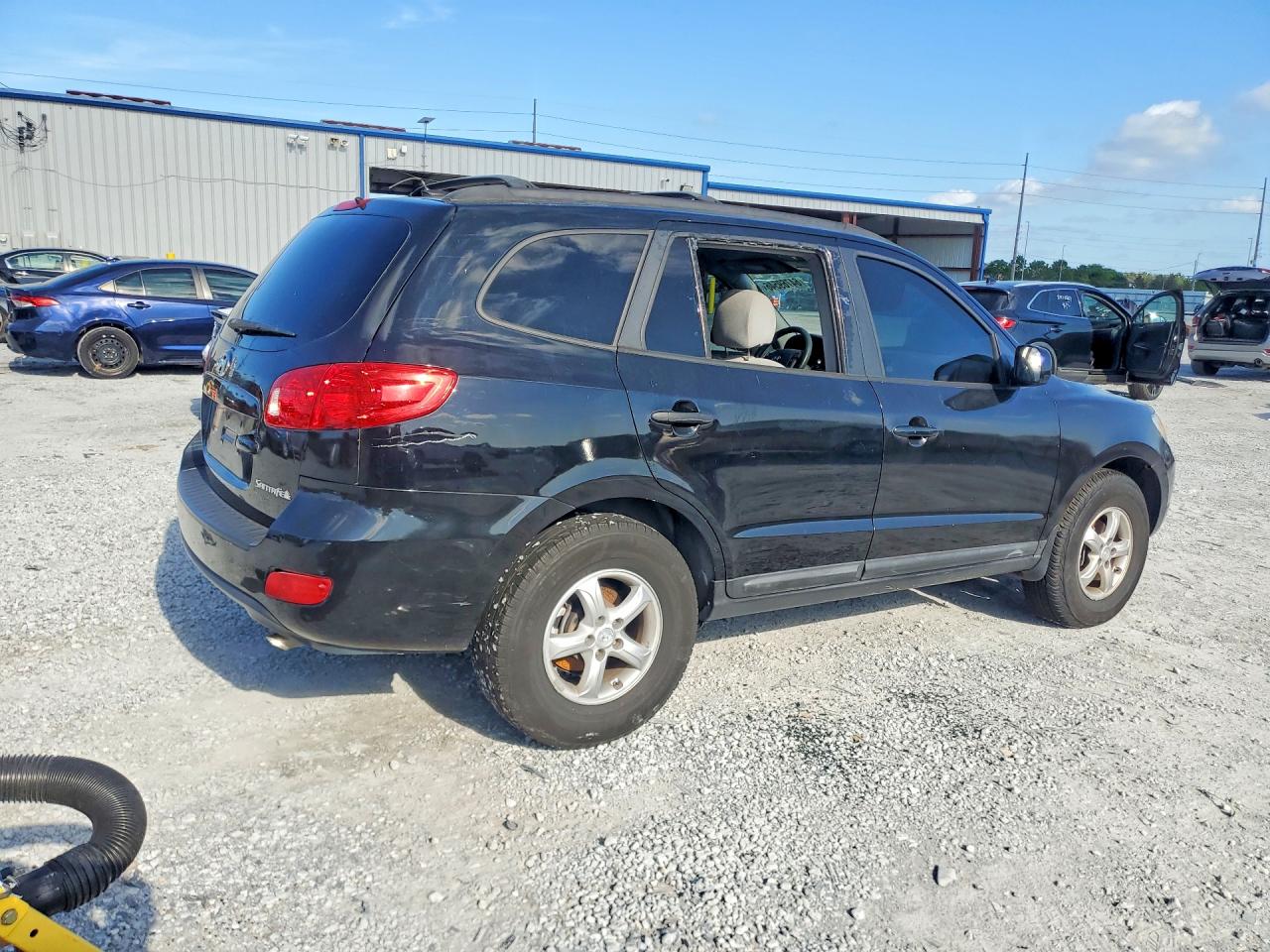 2008 Hyundai Santa Fe Gls Black vin: 5NMSG13D58H175557