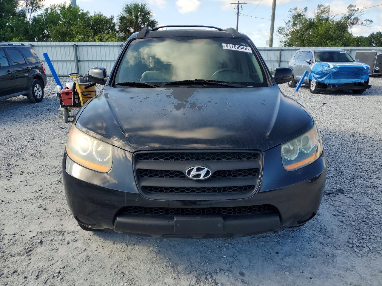 2008 Hyundai Santa Fe Gls Black vin: 5NMSG13D58H175557