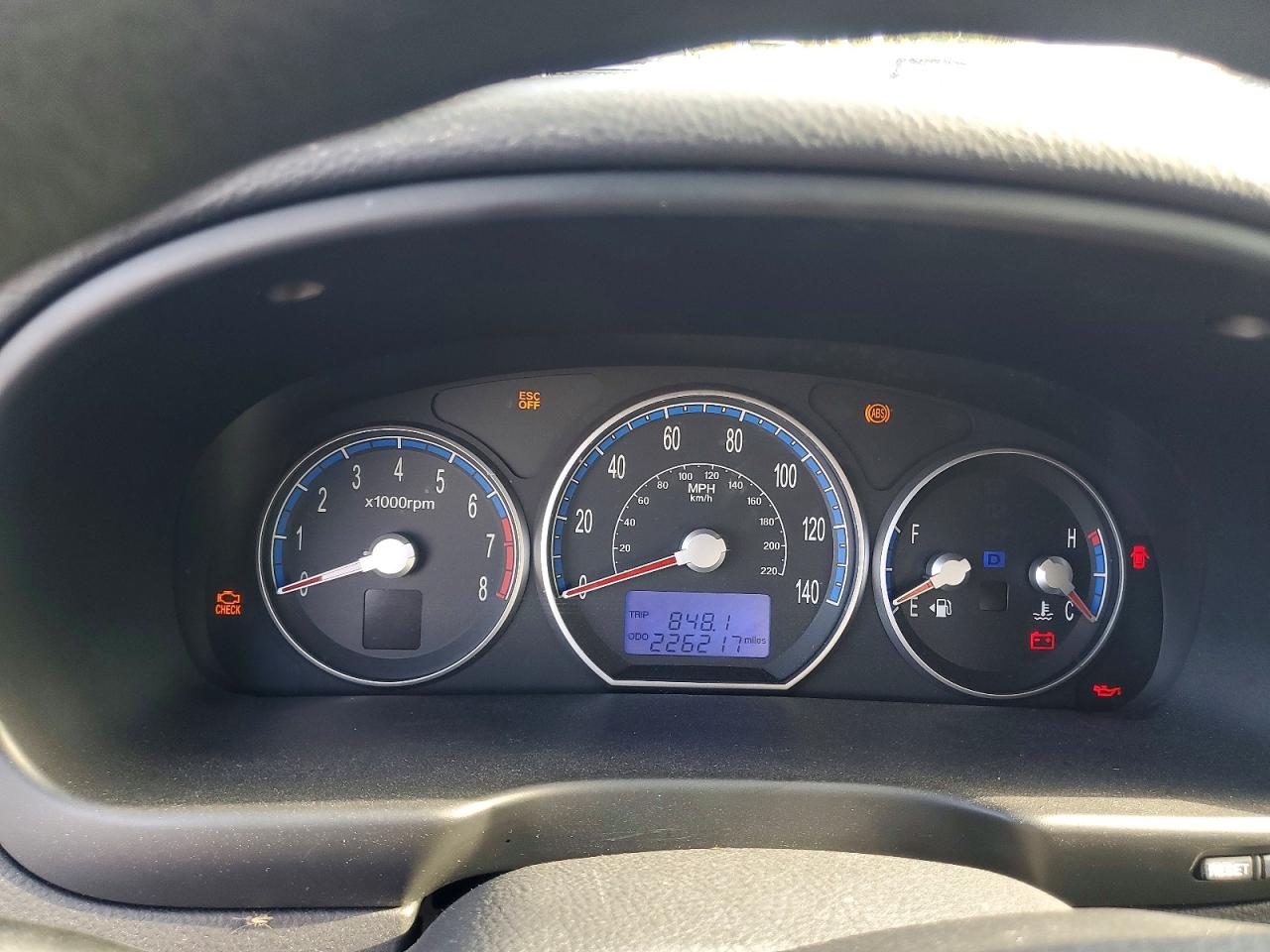 2008 Hyundai Santa Fe Gls Black vin: 5NMSG13D58H175557