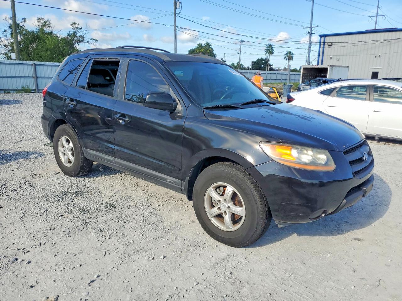 2008 Hyundai Santa Fe Gls Black vin: 5NMSG13D58H175557