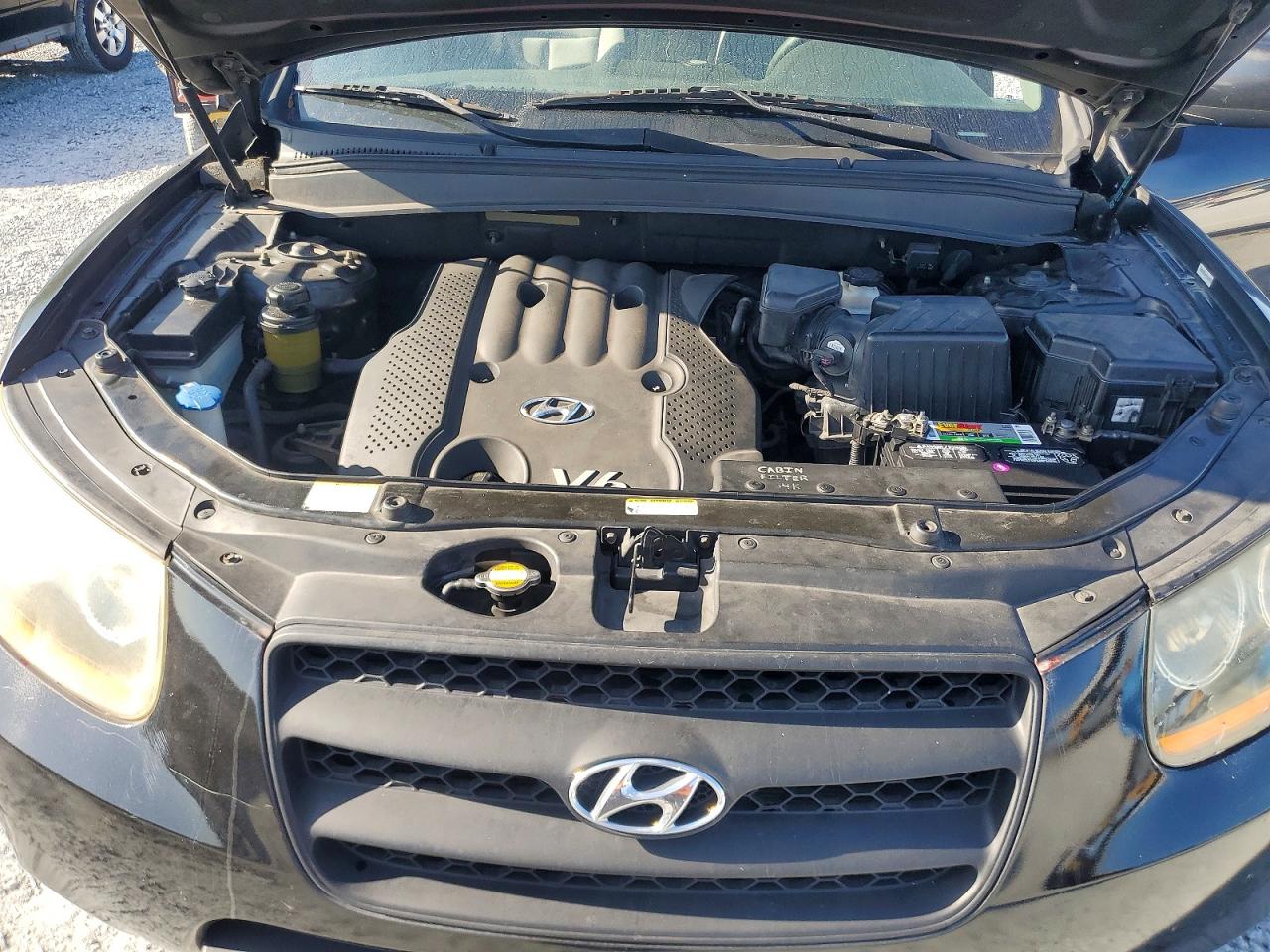 2008 Hyundai Santa Fe Gls Black vin: 5NMSG13D58H175557