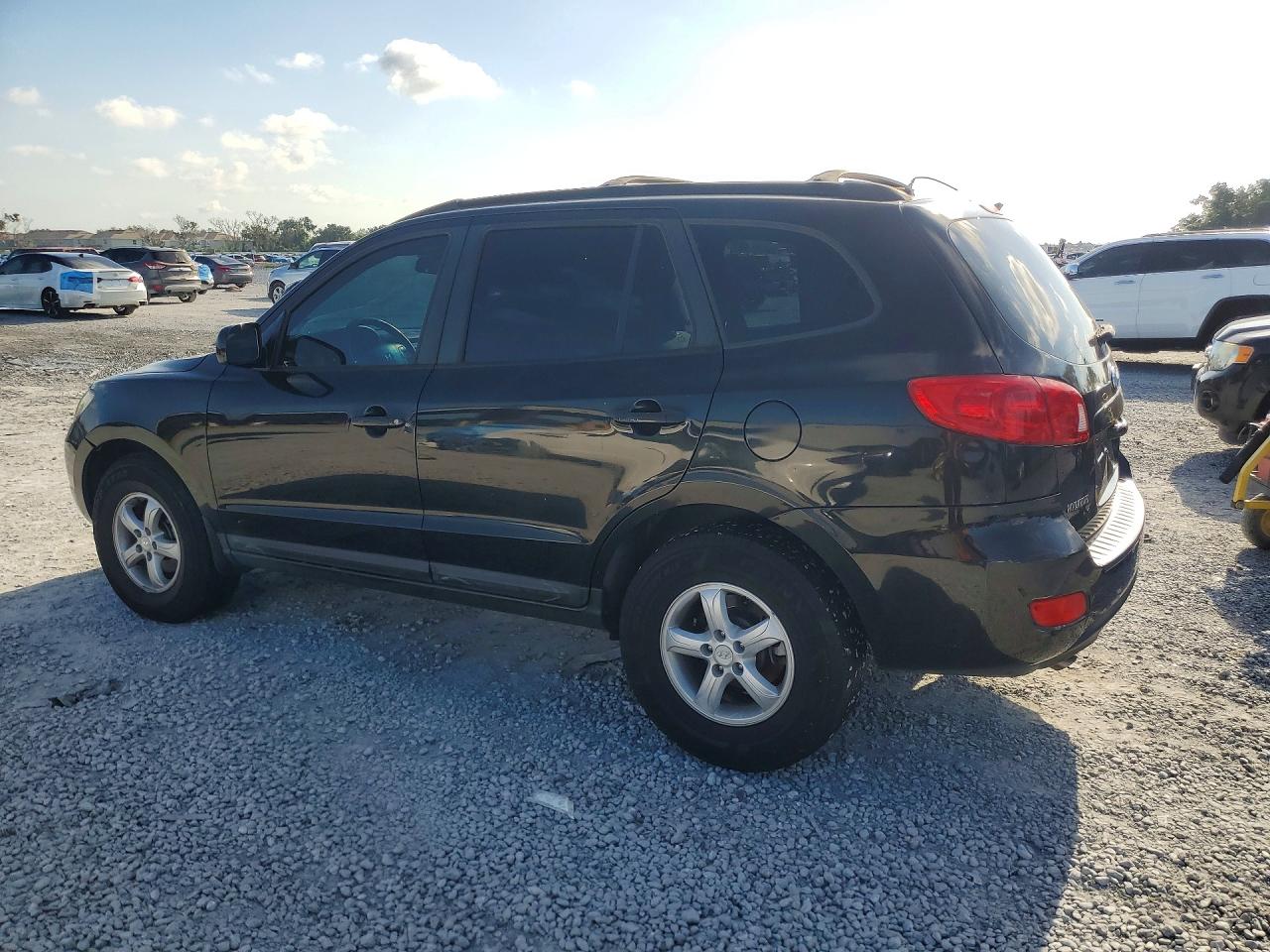 2008 Hyundai Santa Fe Gls Black vin: 5NMSG13D58H175557