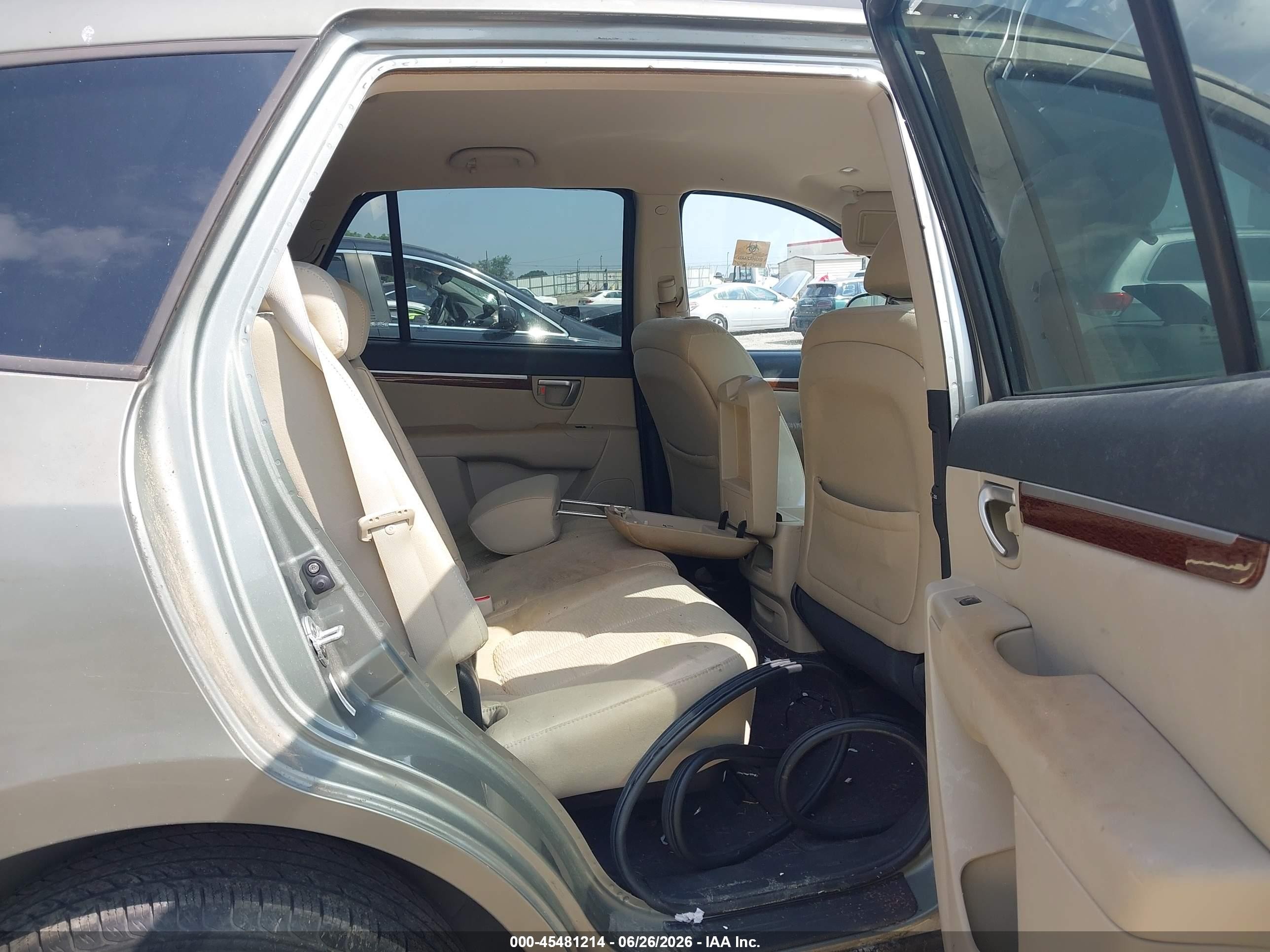2008 Hyundai Santa Fe Gls Green vin: 5NMSG13D58H187076
