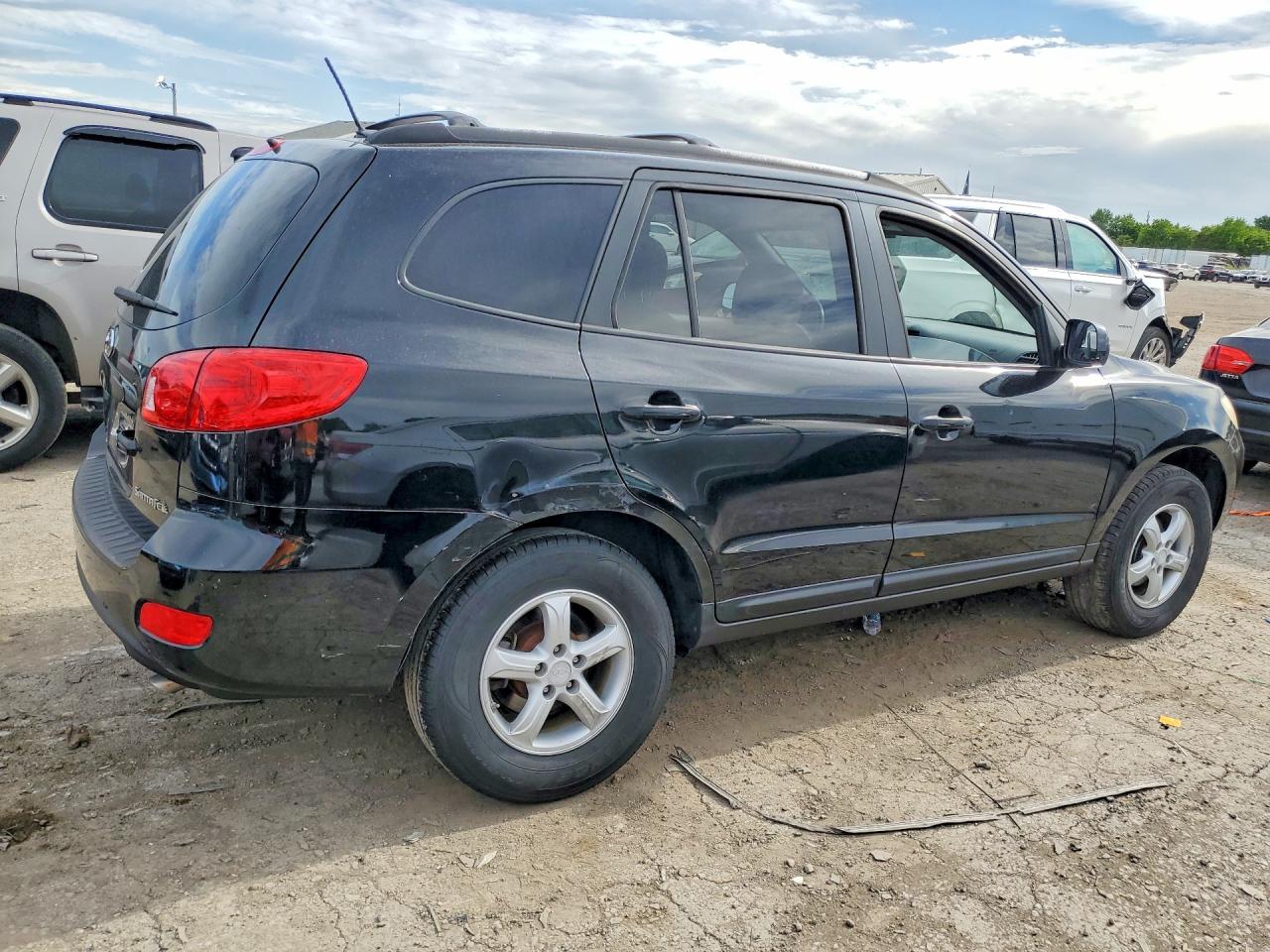 2008 Hyundai Santa Fe Gls Black vin: 5NMSG13D58H190124