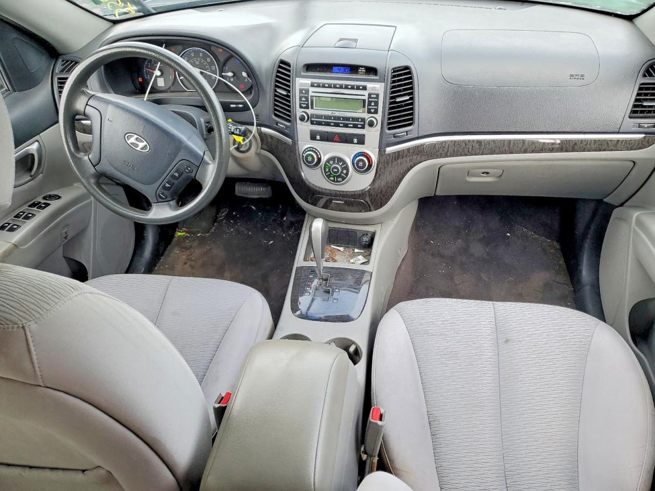 2008 Hyundai Santa Fe Gls Black vin: 5NMSG13D58H190124