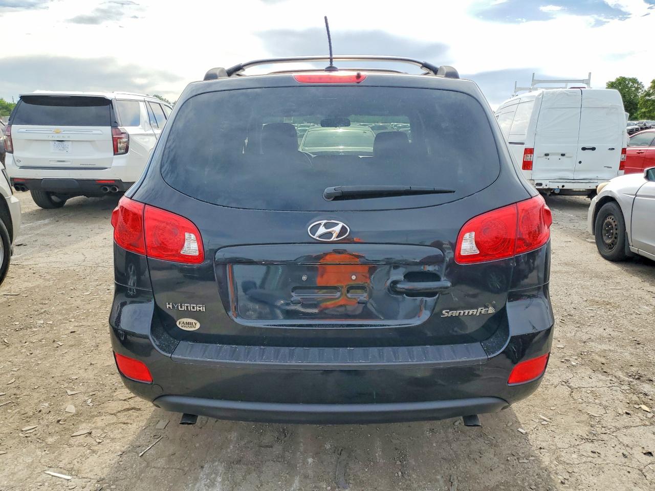 2008 Hyundai Santa Fe Gls Black vin: 5NMSG13D58H190124