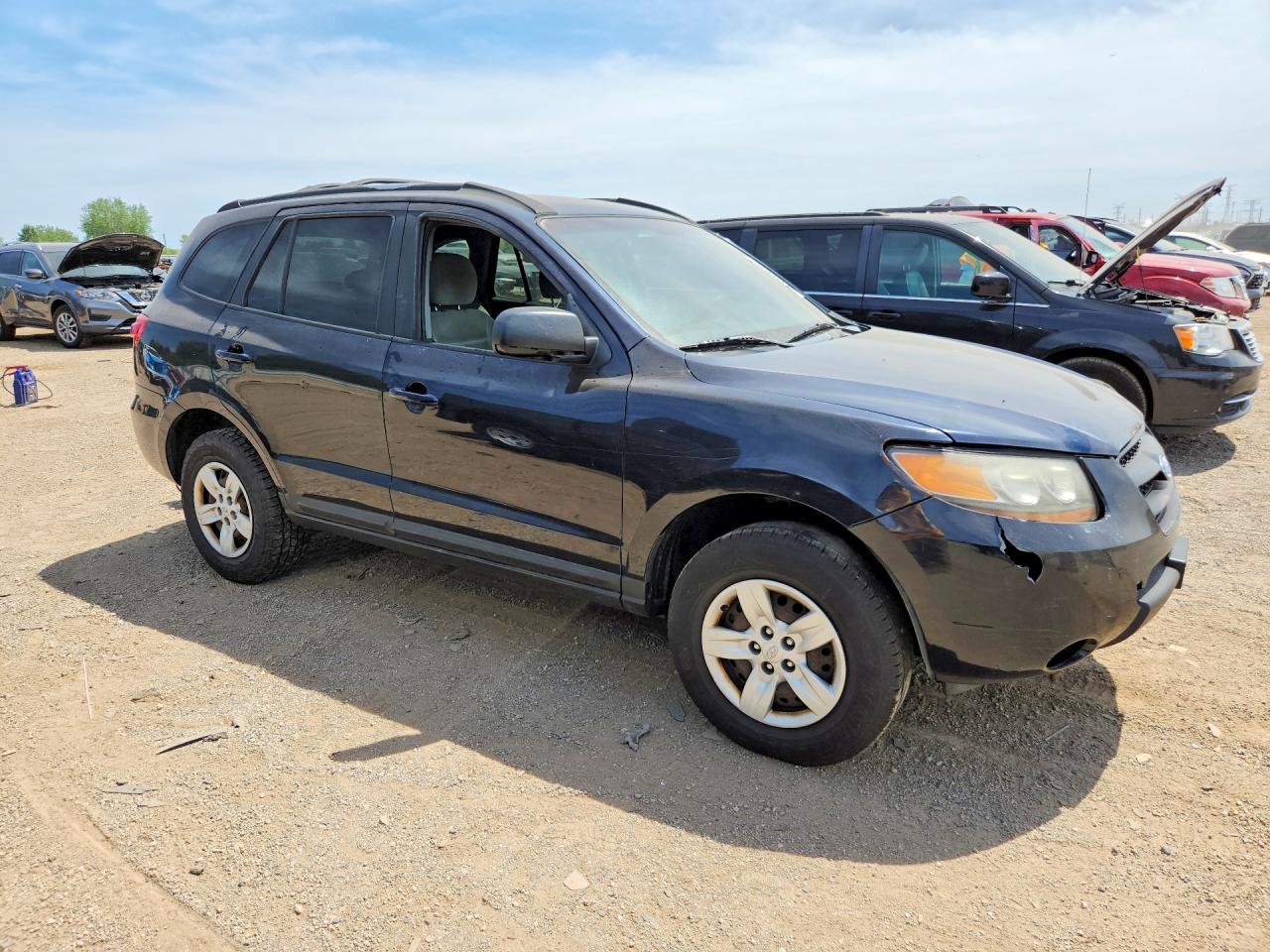 2009 Hyundai Santa Fe Gls Blue vin: 5NMSG13D59H236441