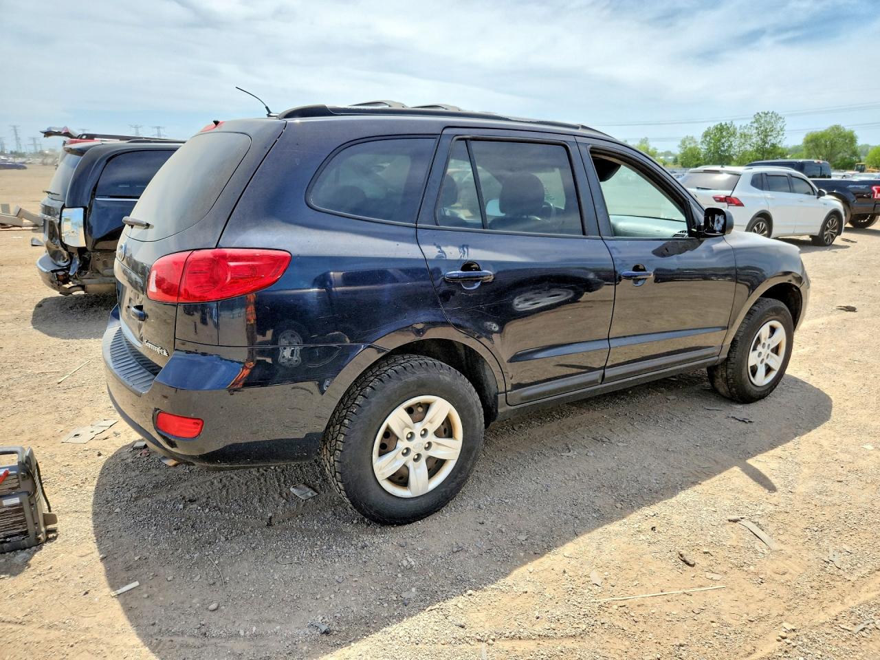 2009 Hyundai Santa Fe Gls Blue vin: 5NMSG13D59H236441