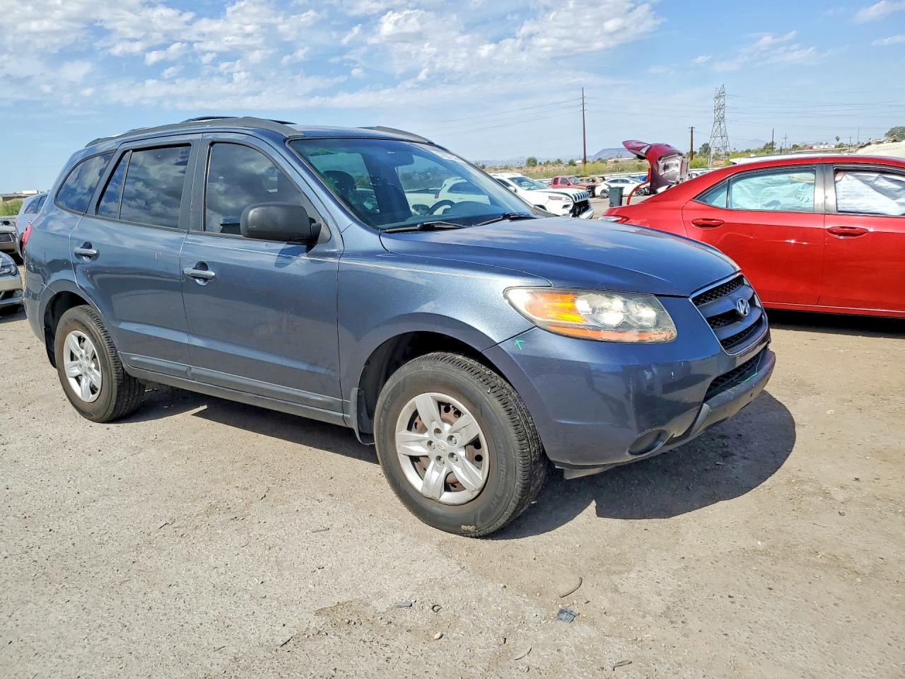 2009 Hyundai Santa Fe Gls Blue vin: 5NMSG13D59H246595