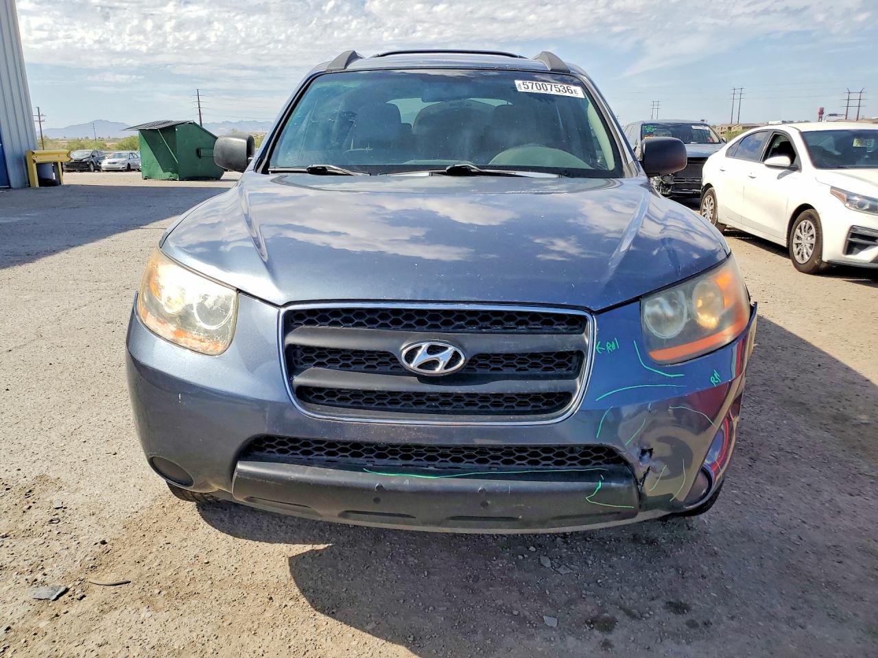 2009 Hyundai Santa Fe Gls Blue vin: 5NMSG13D59H246595