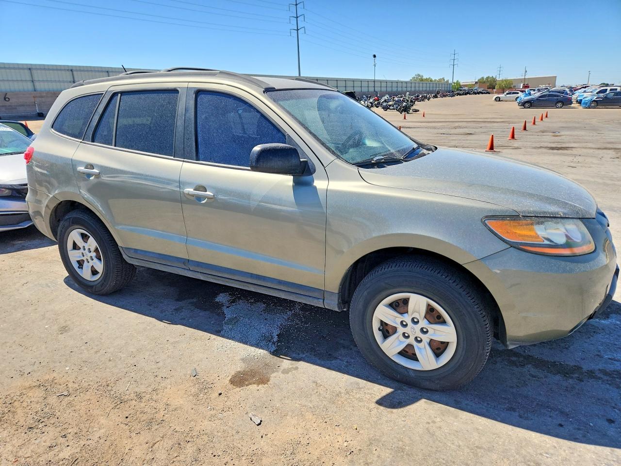 2009 Hyundai Santa Fe Gls Tan vin: 5NMSG13D59H248816