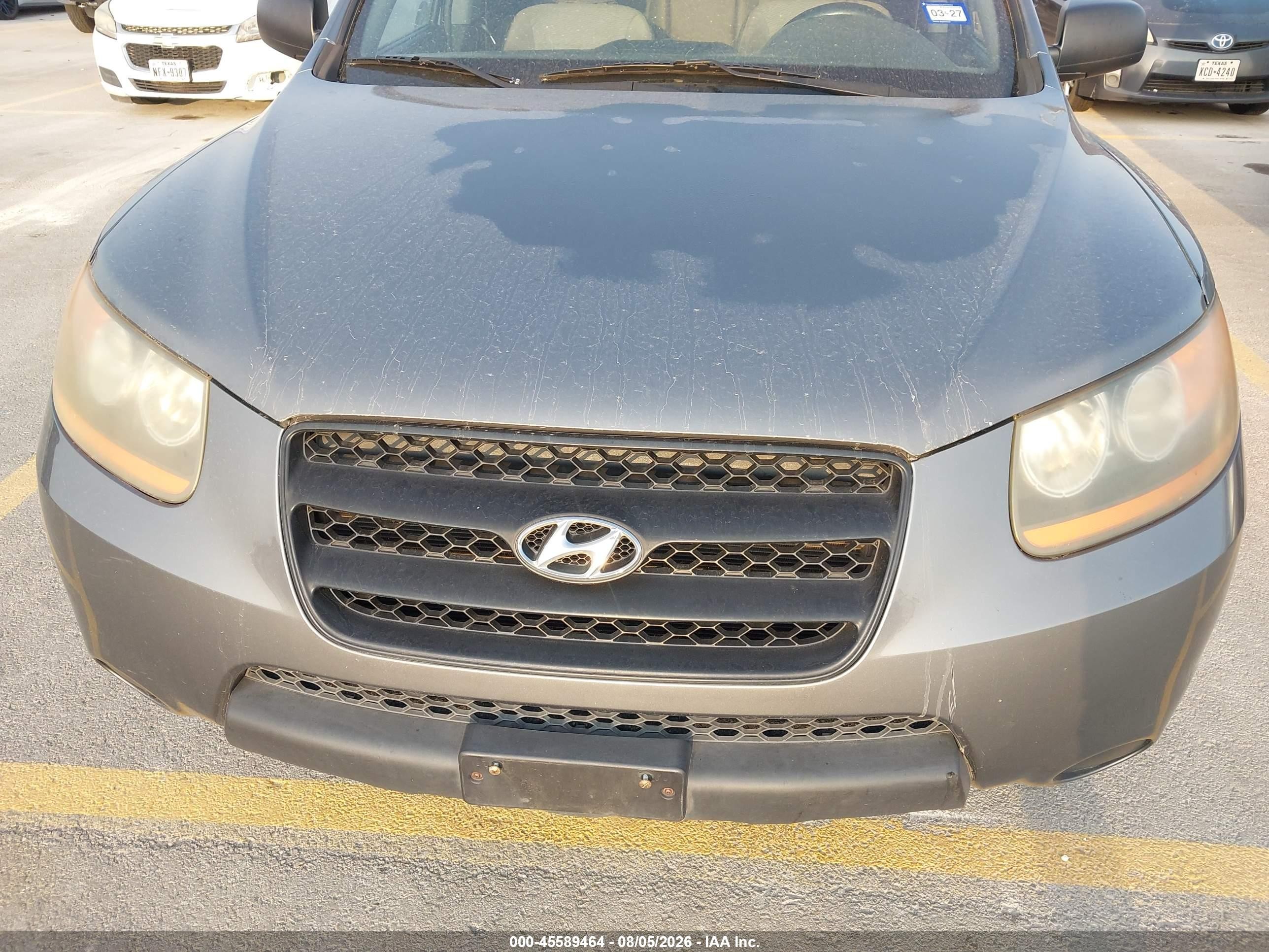 2009 Hyundai Santa Fe Gls Gray vin: 5NMSG13D59H264868