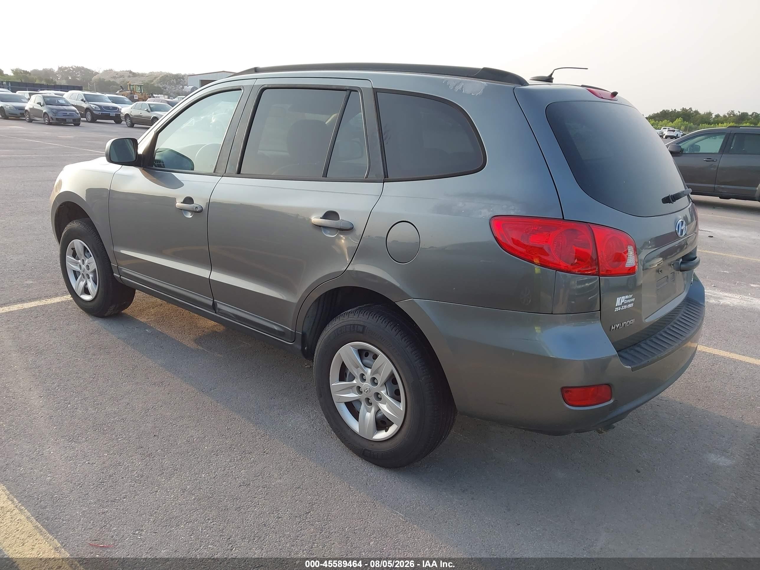 2009 Hyundai Santa Fe Gls Gray vin: 5NMSG13D59H264868