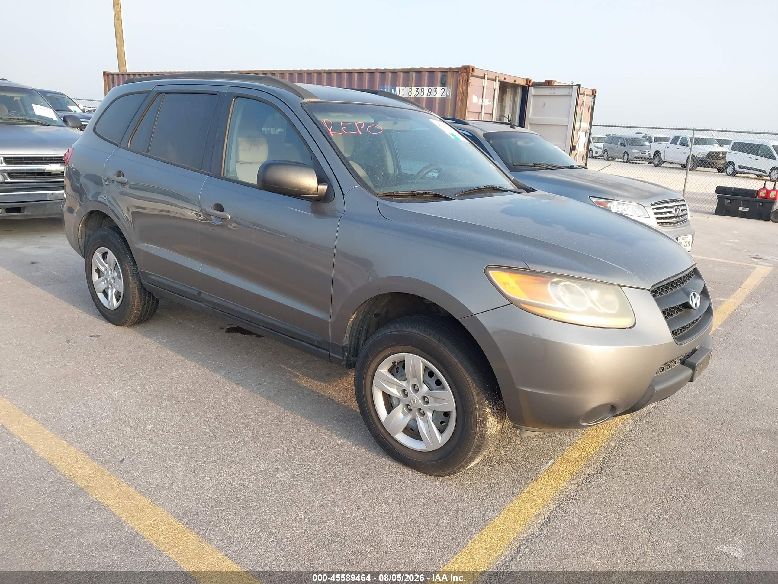 2009 Hyundai Santa Fe Gls Gray vin: 5NMSG13D59H264868