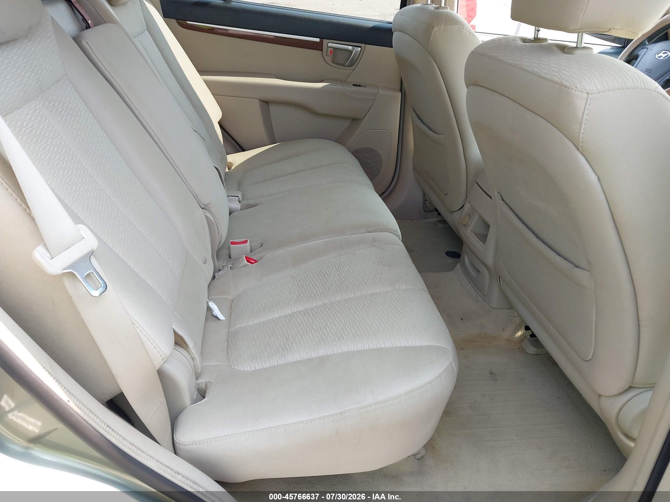 2009 Hyundai Santa Fe Gls Зеленый vin: 5NMSG13D59H274963