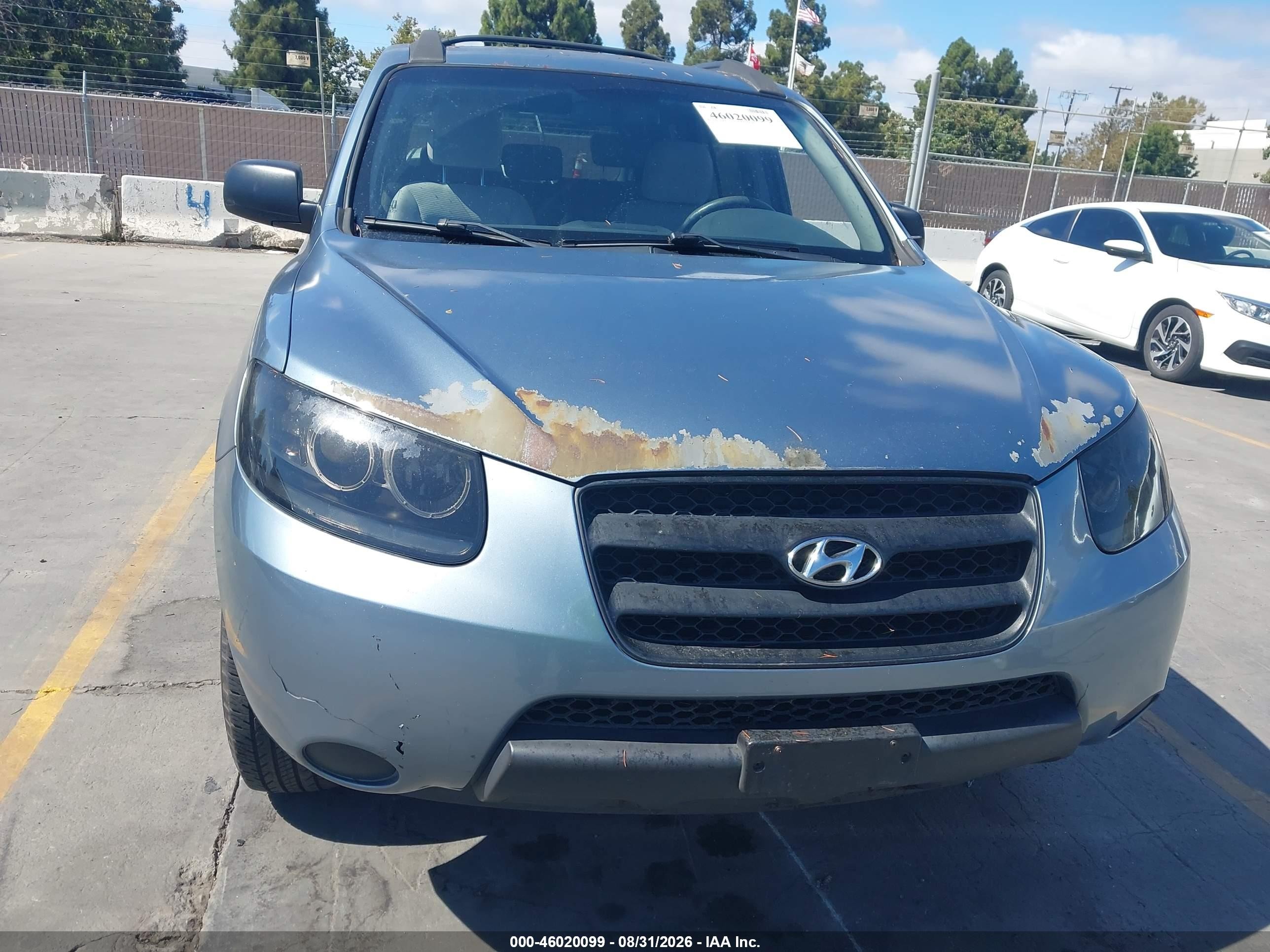 2009 Hyundai Santa Fe Gls Blue vin: 5NMSG13D59H275031