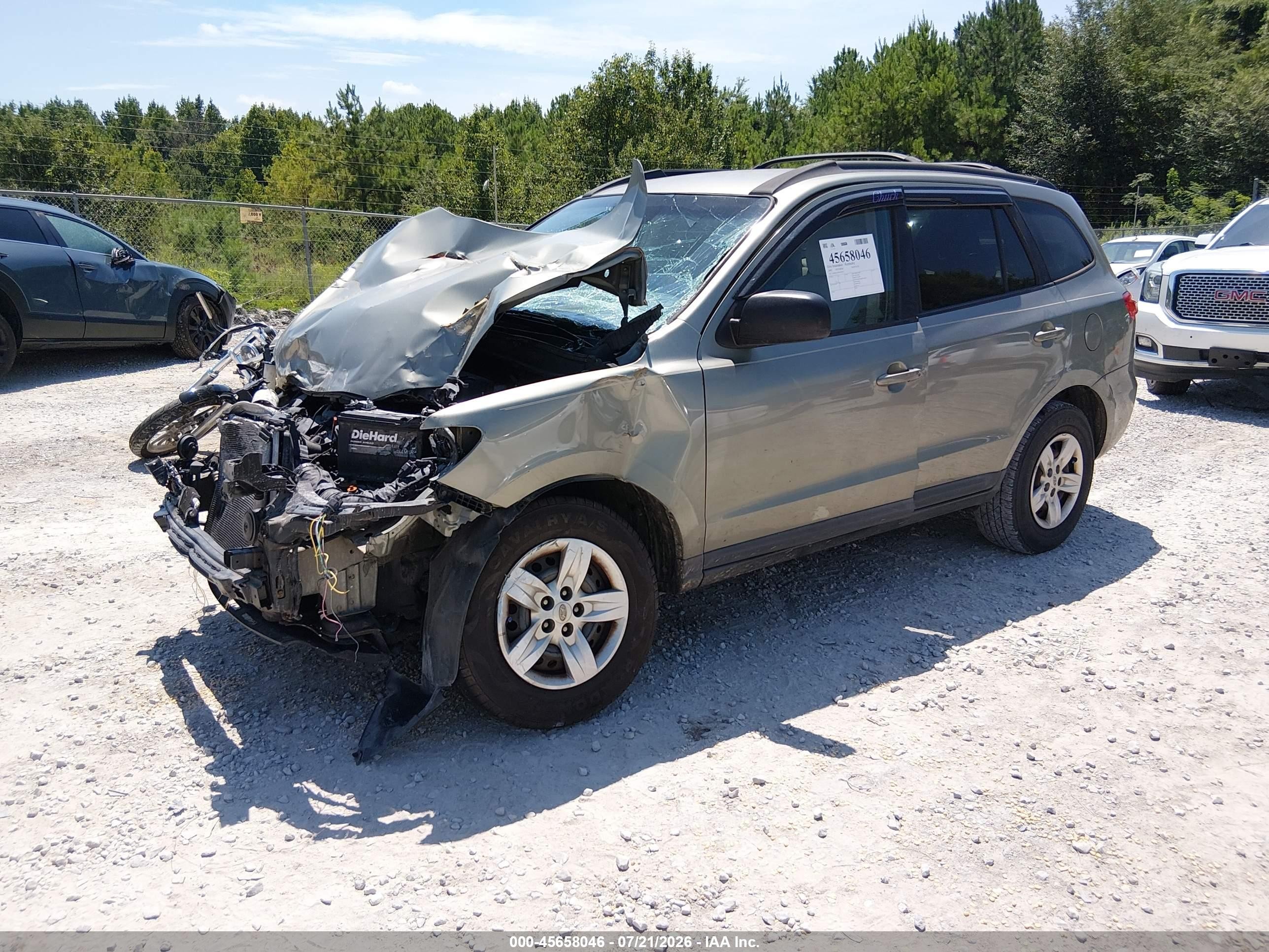2009 Hyundai Santa Fe Gls Tan vin: 5NMSG13D59H307413