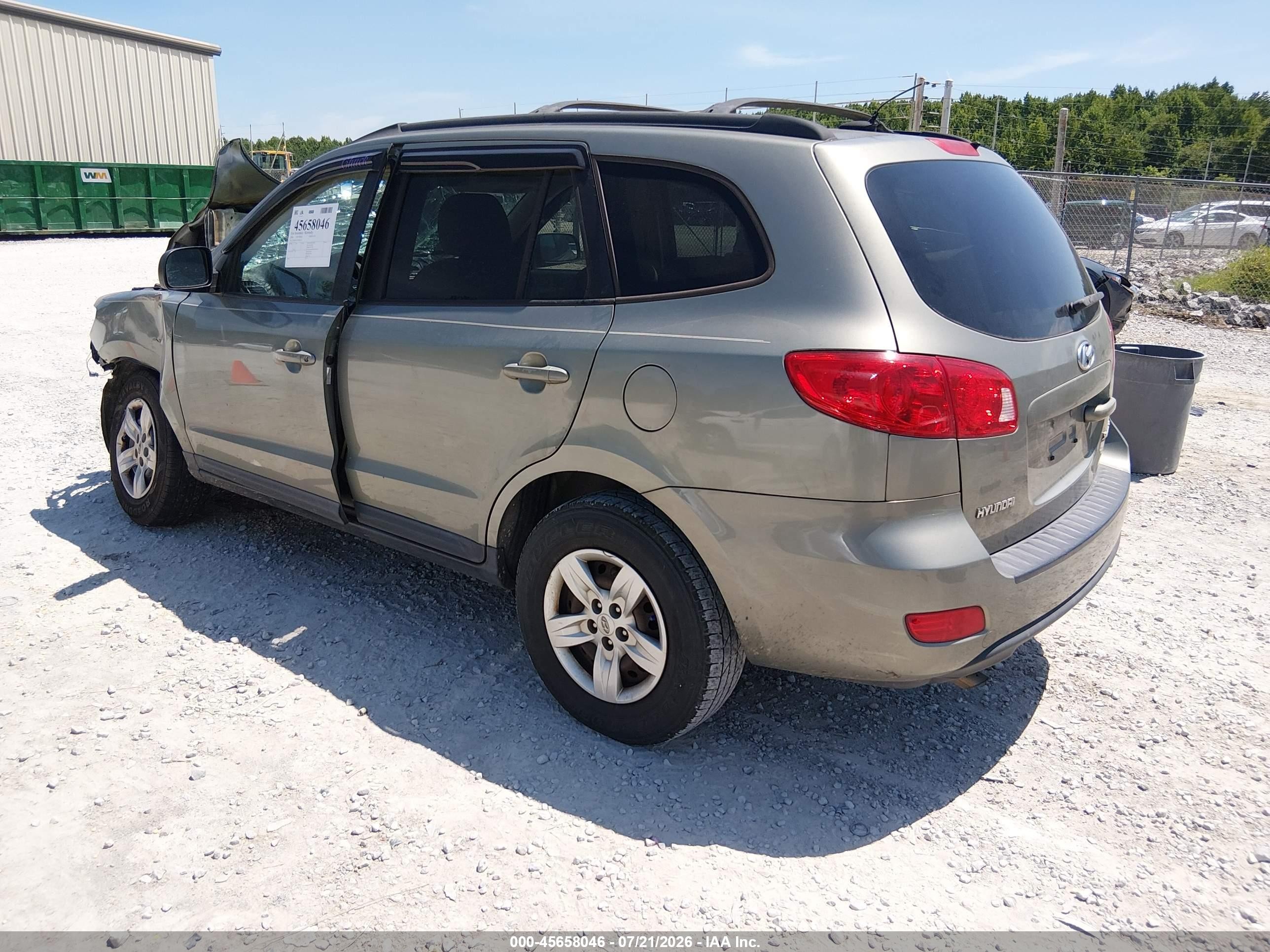 2009 Hyundai Santa Fe Gls Tan vin: 5NMSG13D59H307413