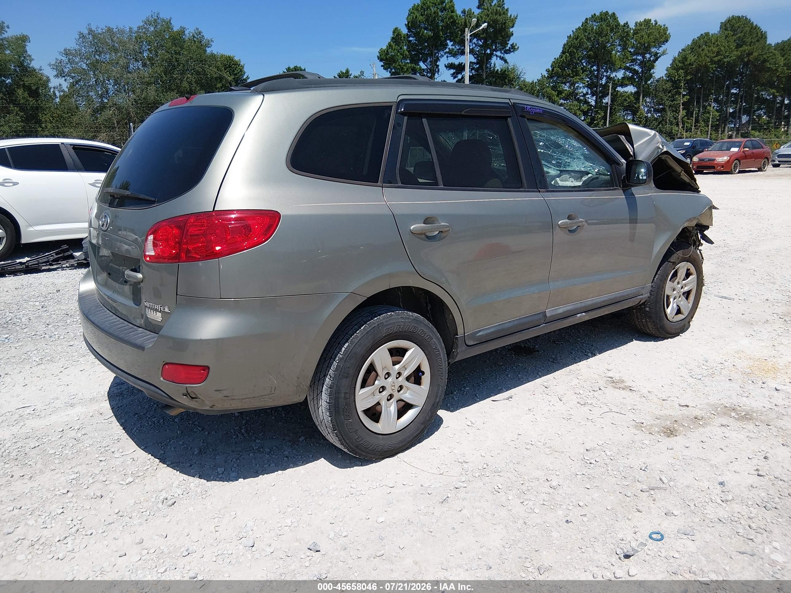 2009 Hyundai Santa Fe Gls Tan vin: 5NMSG13D59H307413
