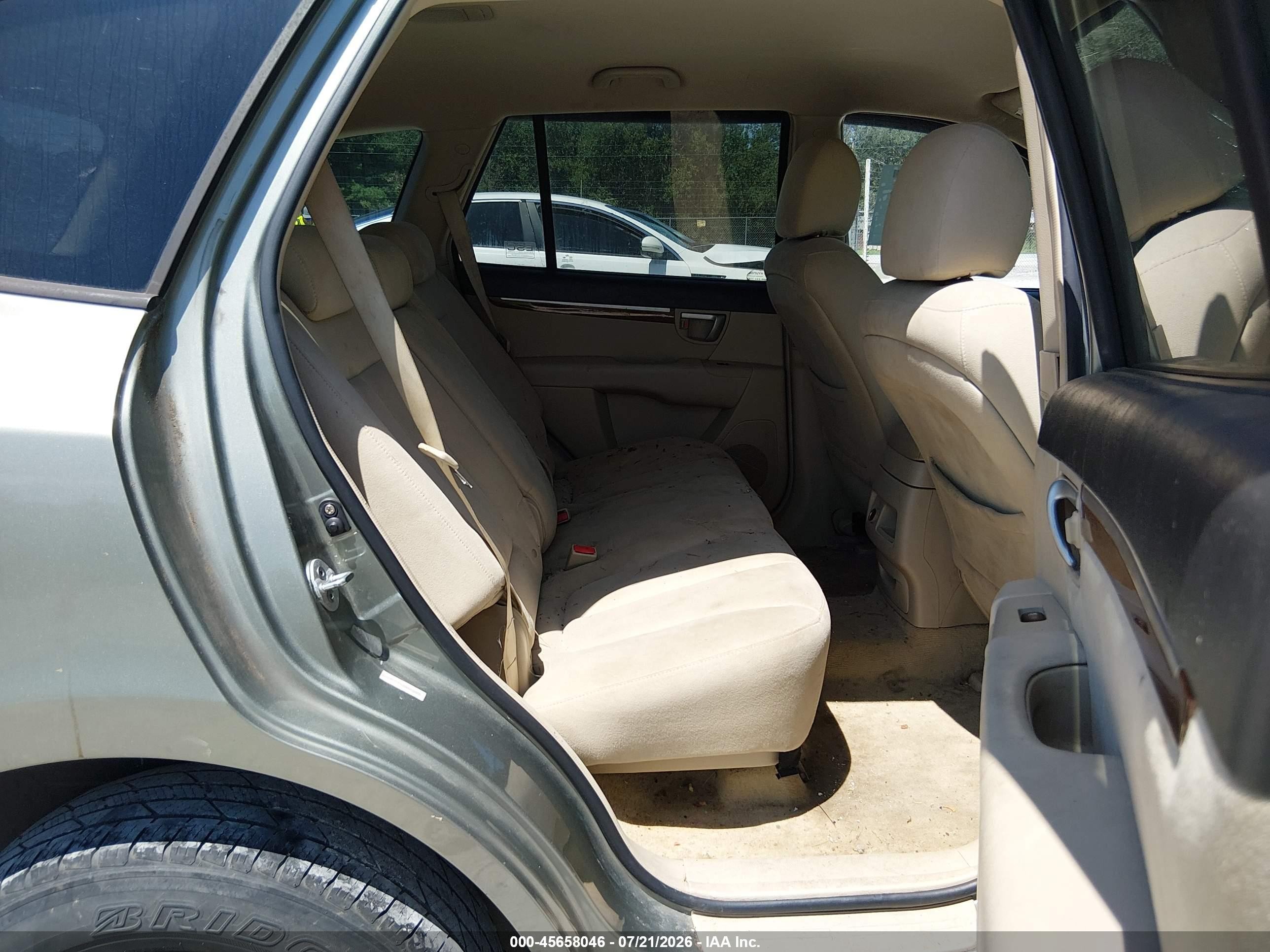 2009 Hyundai Santa Fe Gls Tan vin: 5NMSG13D59H307413