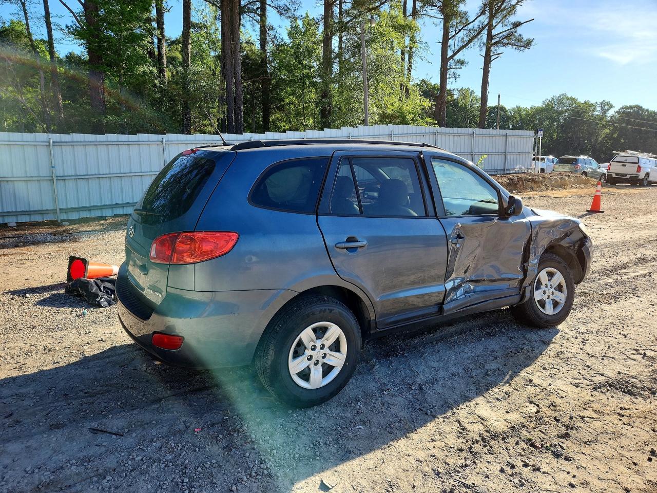 2009 Hyundai Santa Fe Gls Gray vin: 5NMSG13D59H318976