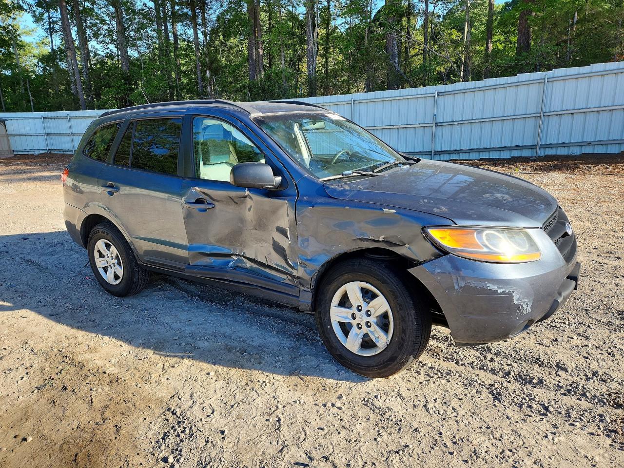 2009 Hyundai Santa Fe Gls Gray vin: 5NMSG13D59H318976