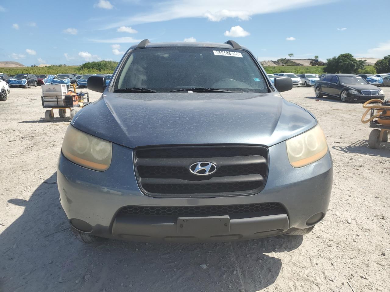 2009 Hyundai Santa Fe Gls Угольный vin: 5NMSG13D59H320436 Damage: Left Head Lamp, Faded, Repair Required