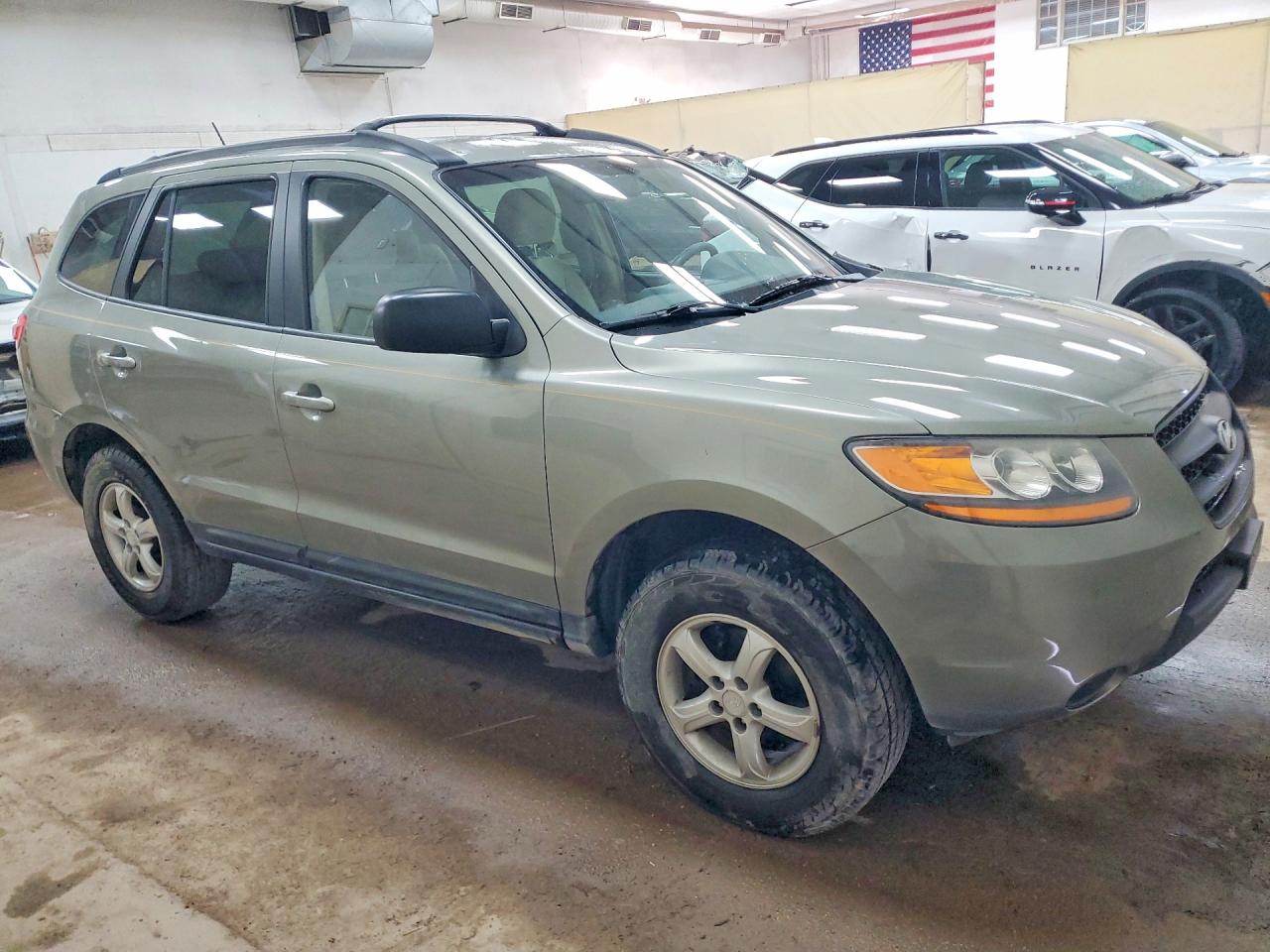 2009 Hyundai Santa Fe Gls Green vin: 5NMSG13D59H331274