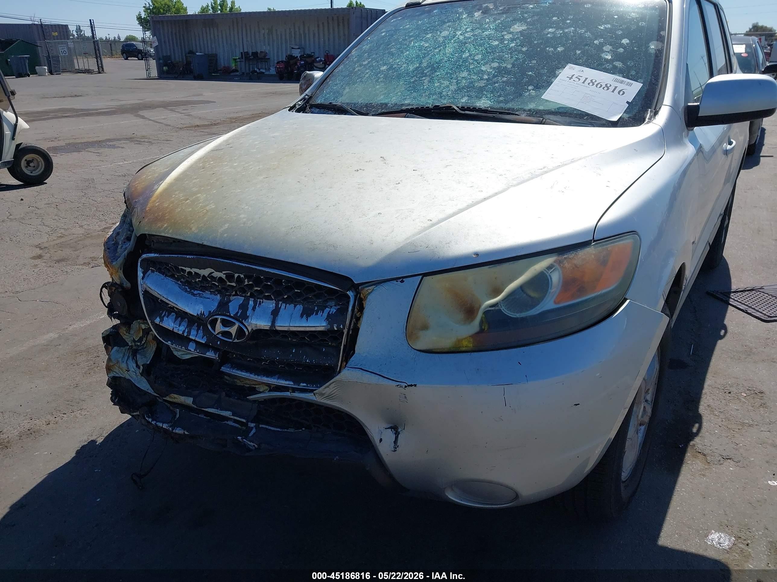 2007 Hyundai Santa Fe Gls Серебряный vin: 5NMSG13D67H002564