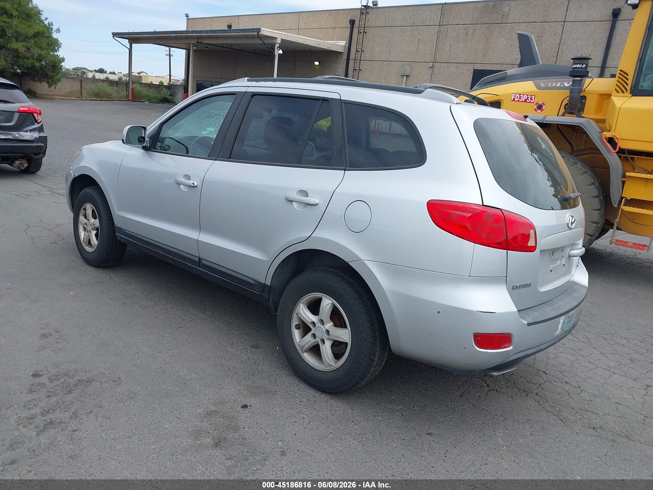 2007 Hyundai Santa Fe Gls Серебряный vin: 5NMSG13D67H002564