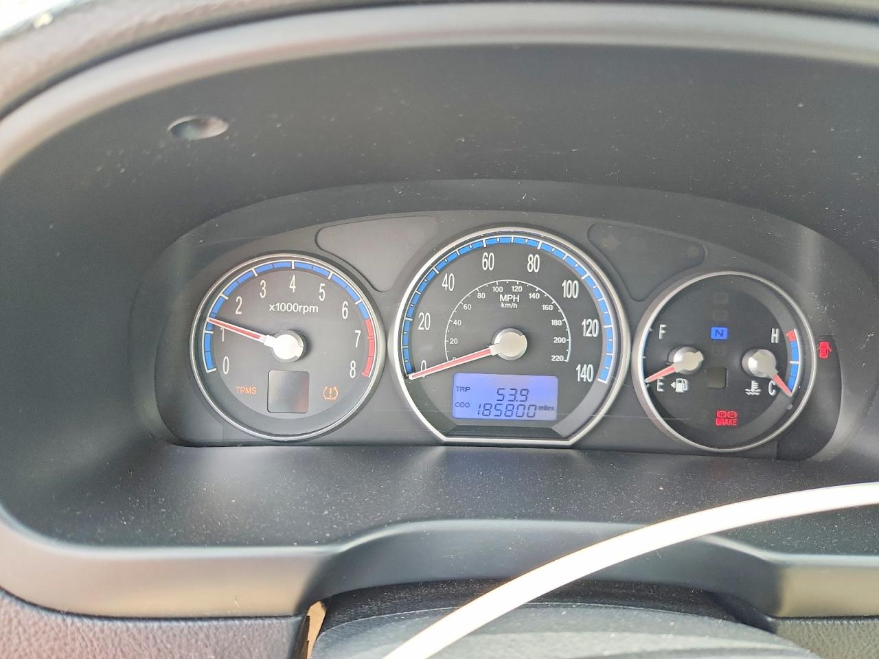2007 Hyundai Santa Fe Gls Blue vin: 5NMSG13D67H040439