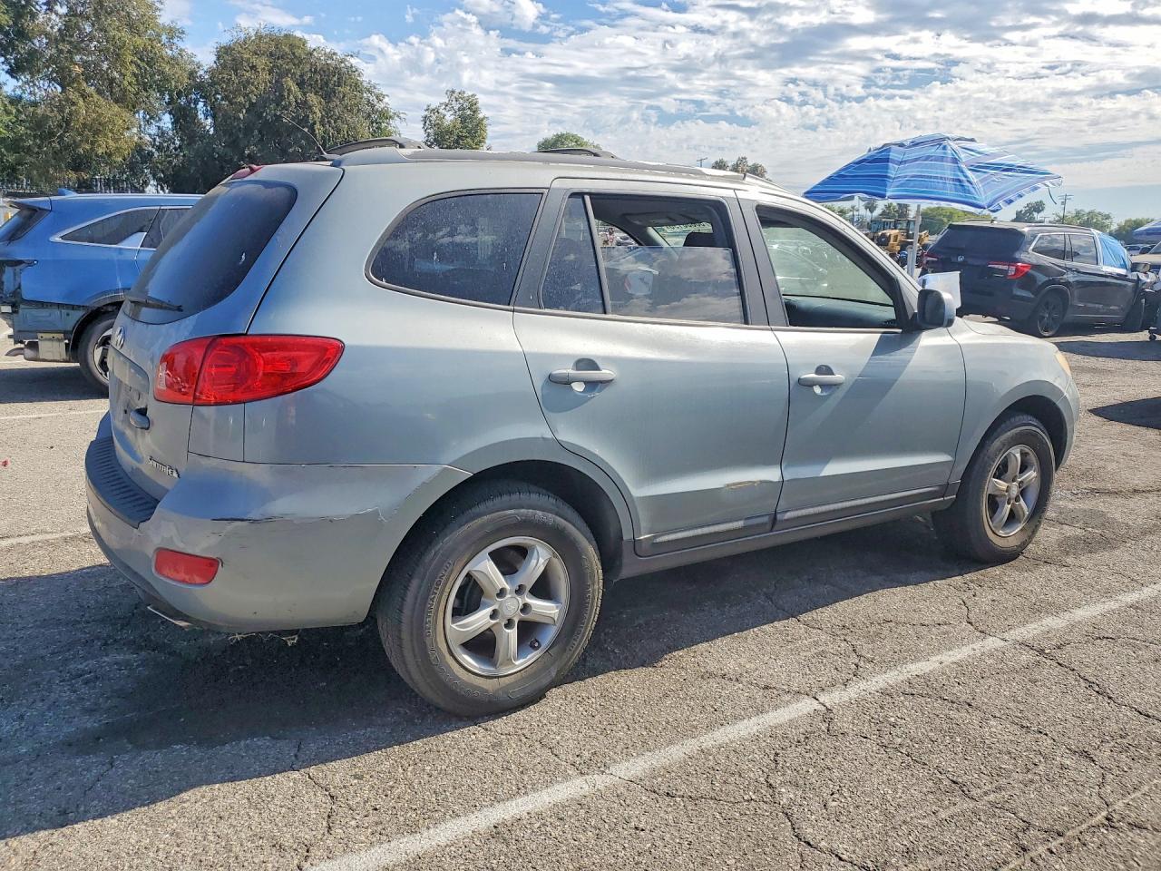 2007 Hyundai Santa Fe Gls Gray vin: 5NMSG13D67H054986