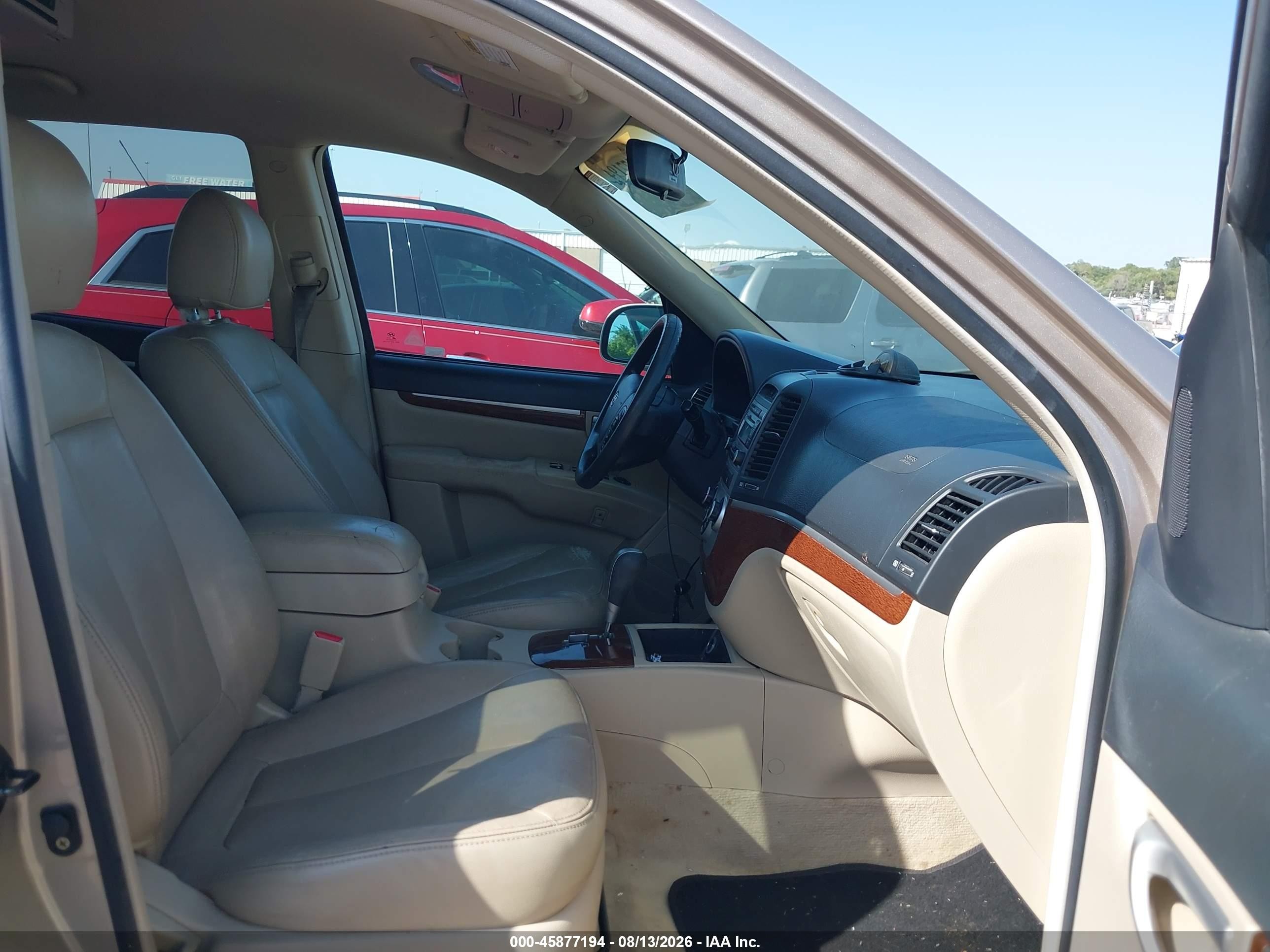 2007 Hyundai Santa Fe Gls Beige vin: 5NMSG13D67H060965