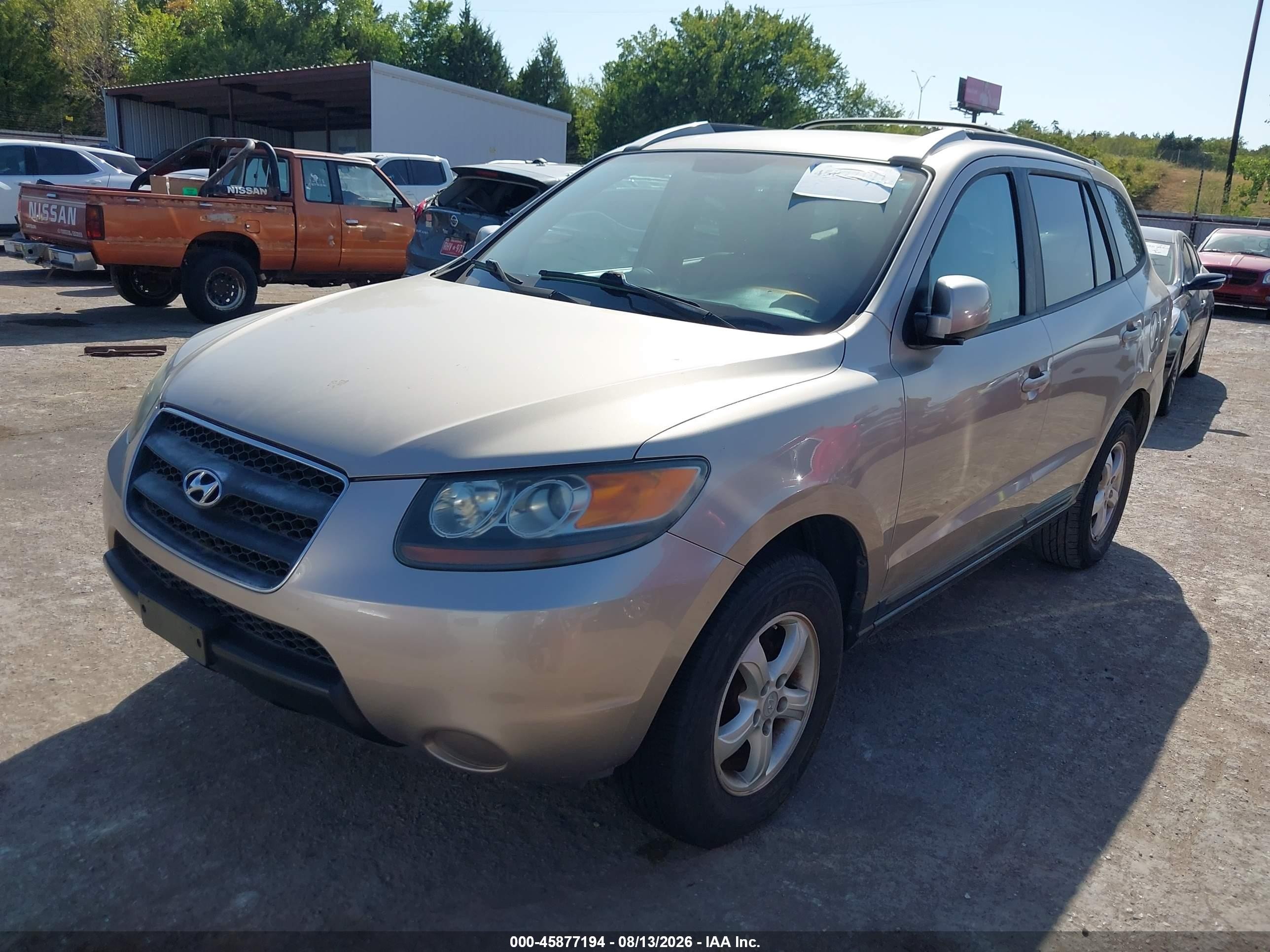 2007 Hyundai Santa Fe Gls Beige vin: 5NMSG13D67H060965
