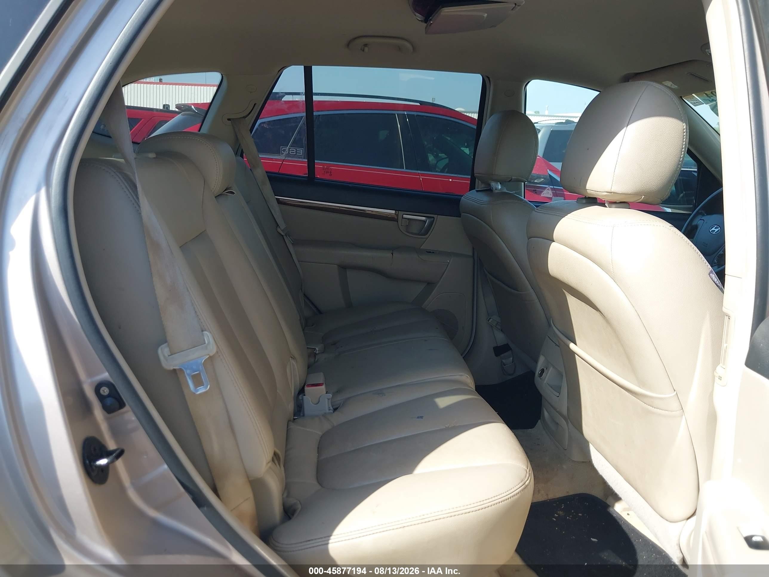 2007 Hyundai Santa Fe Gls Beige vin: 5NMSG13D67H060965