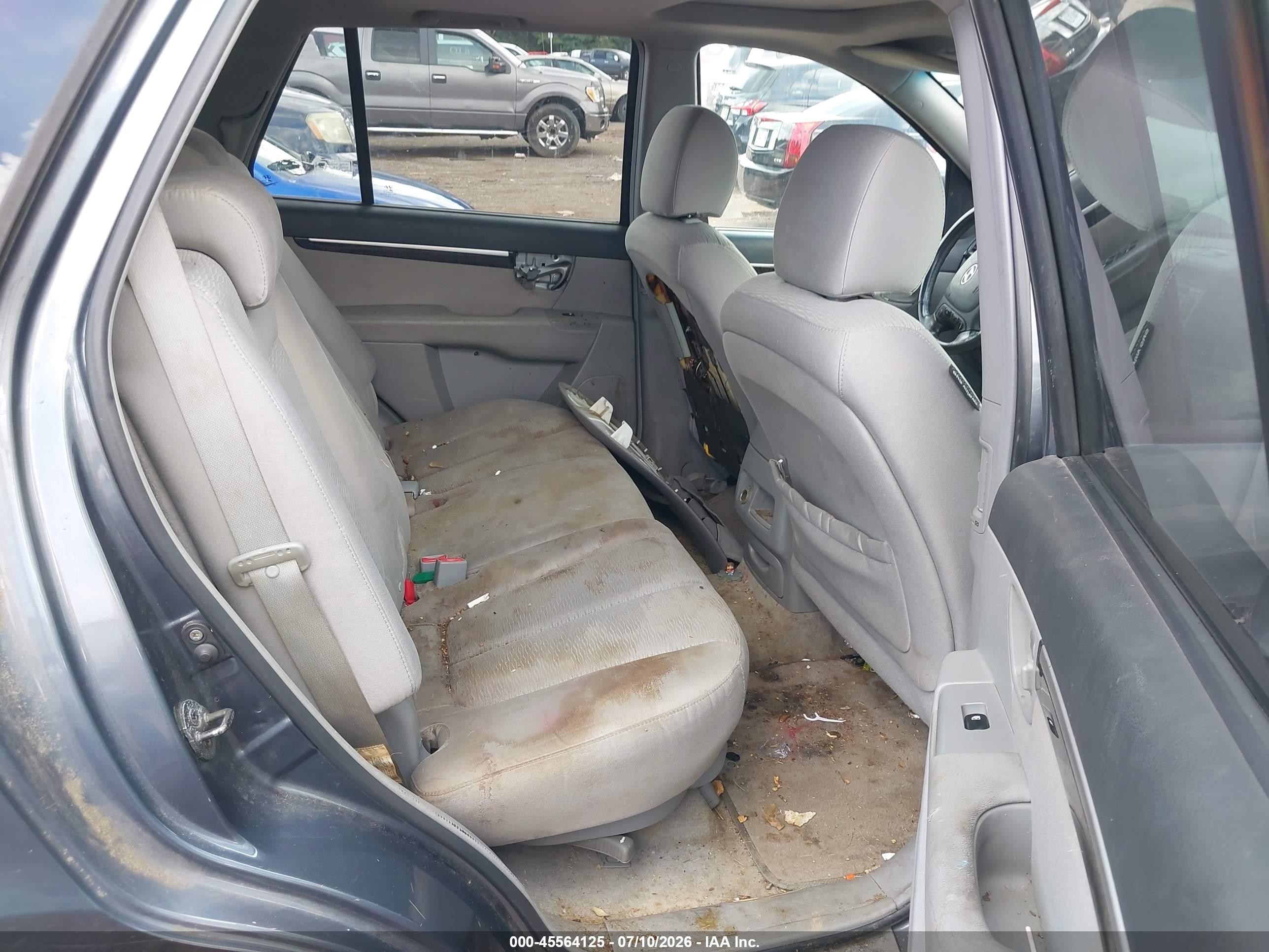 2007 Hyundai Santa Fe Gls Blue vin: 5NMSG13D67H064028