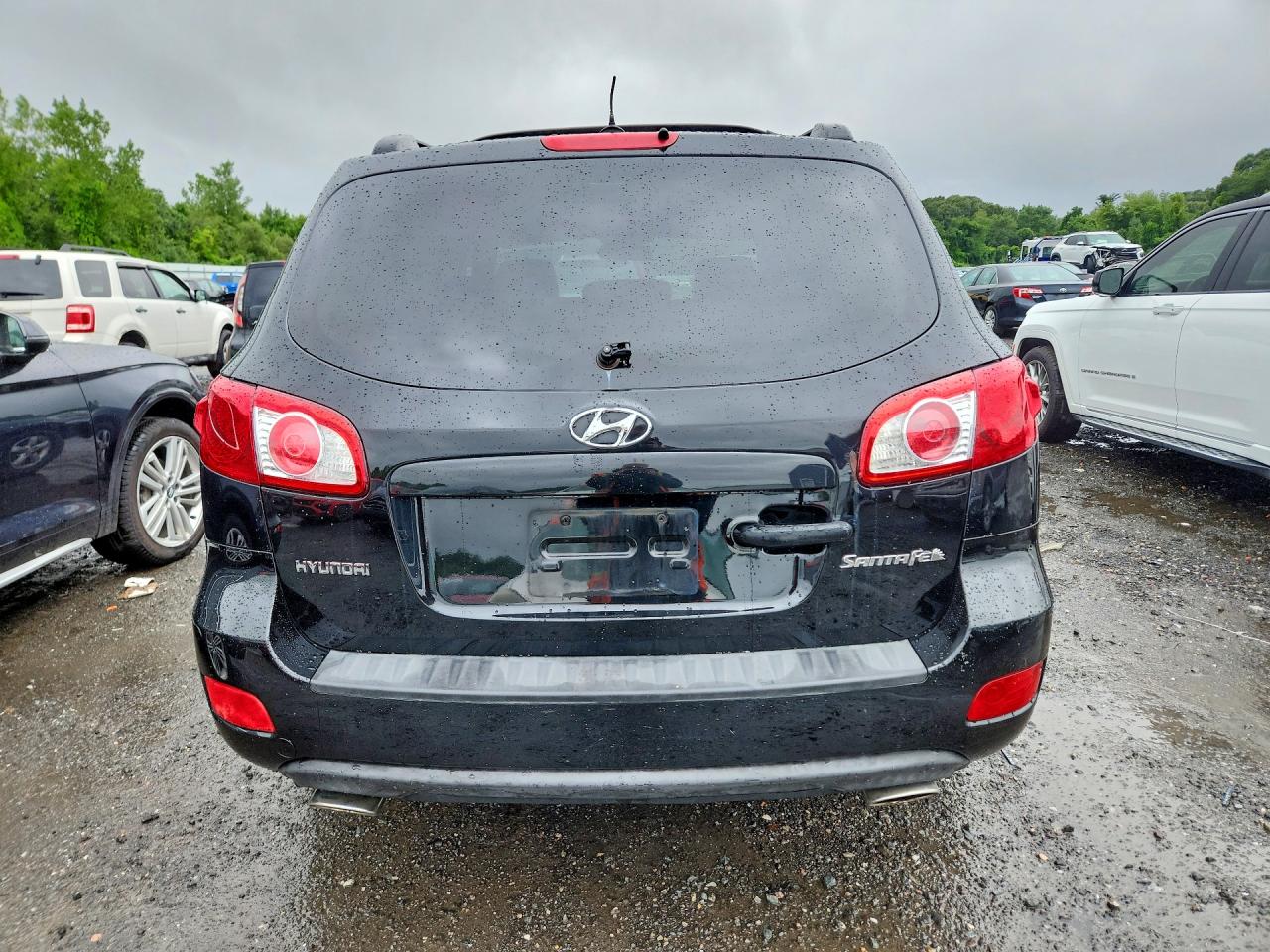 2007 Hyundai Santa Fe Gls Black vin: 5NMSG13D67H084036