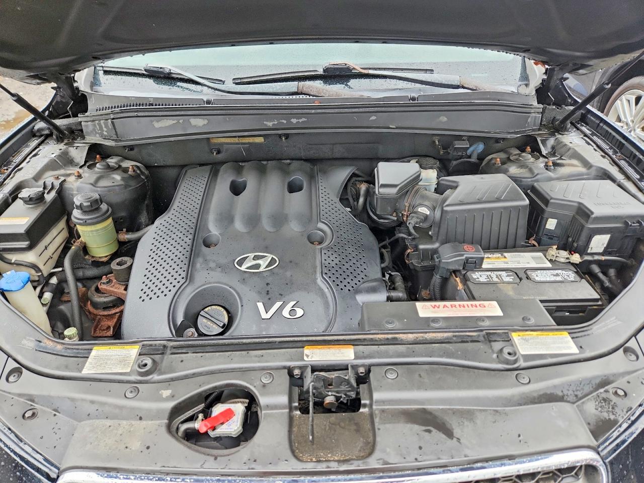 2007 Hyundai Santa Fe Gls Black vin: 5NMSG13D67H084036