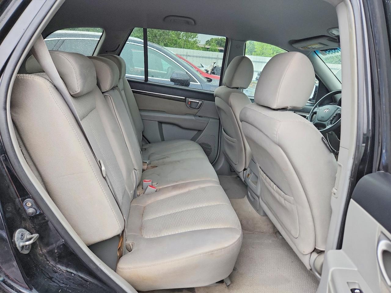 2007 Hyundai Santa Fe Gls Black vin: 5NMSG13D67H084036