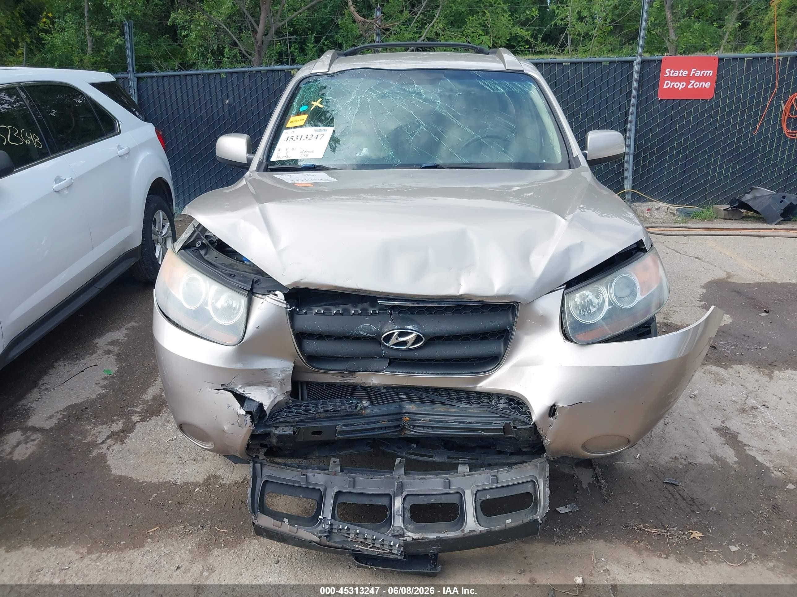 2007 Hyundai Santa Fe Gls Gold vin: 5NMSG13D67H110988
