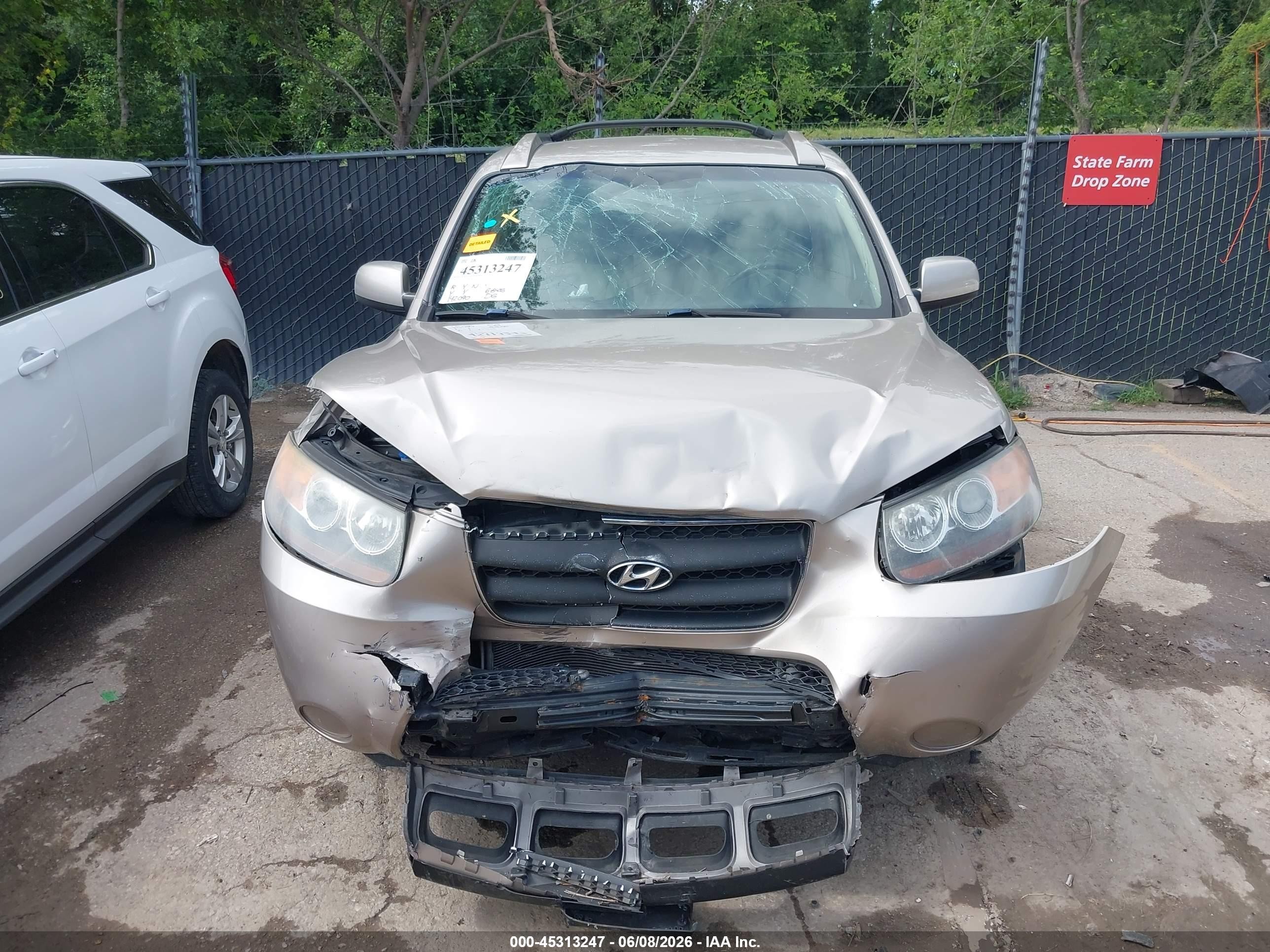 2007 Hyundai Santa Fe Gls Gold vin: 5NMSG13D67H110988