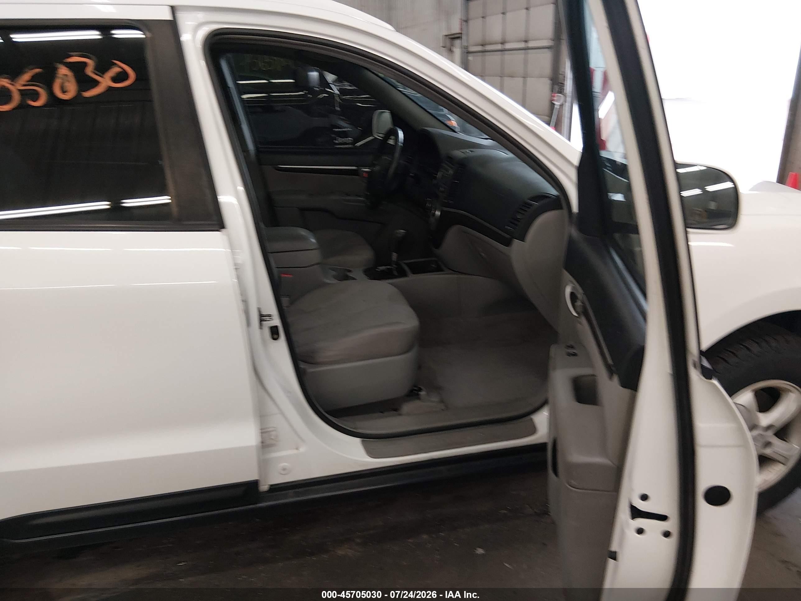 2007 Hyundai Santa Fe Gls White vin: 5NMSG13D67H116581