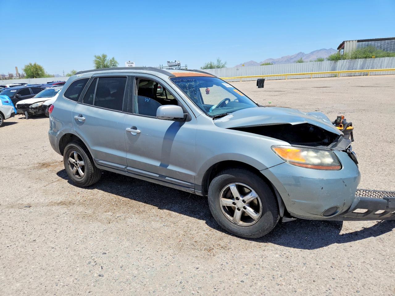 2008 Hyundai Santa Fe Gls Silver vin: 5NMSG13D68H164566