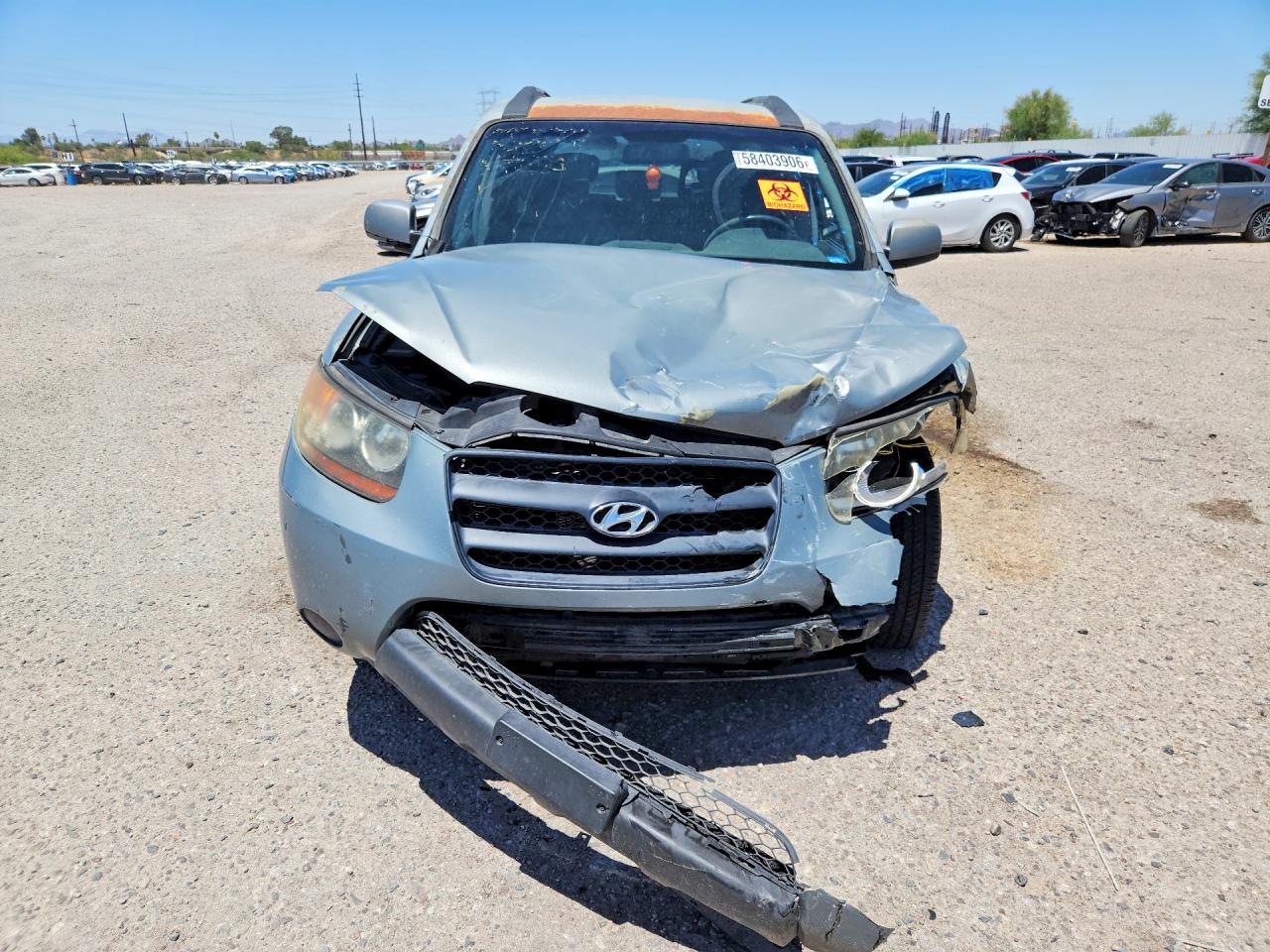 2008 Hyundai Santa Fe Gls Silver vin: 5NMSG13D68H164566