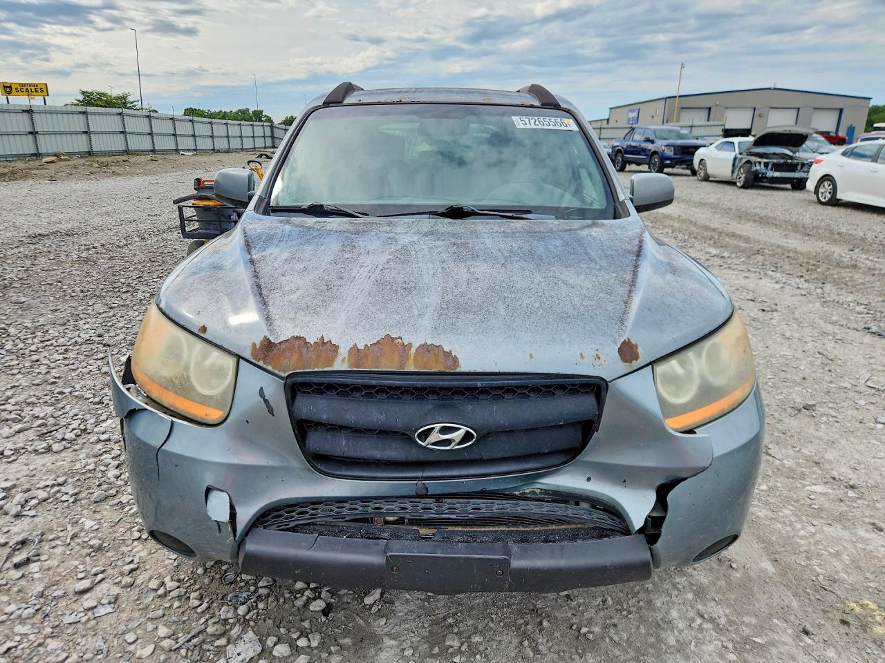2008 Hyundai Santa Fe Gls Gray vin: 5NMSG13D68H181531