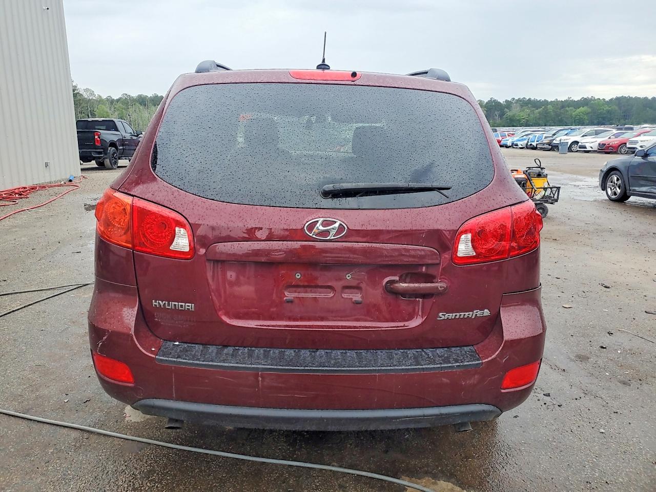 2008 Hyundai Santa Fe Gls Burgundy vin: 5NMSG13D68H186003