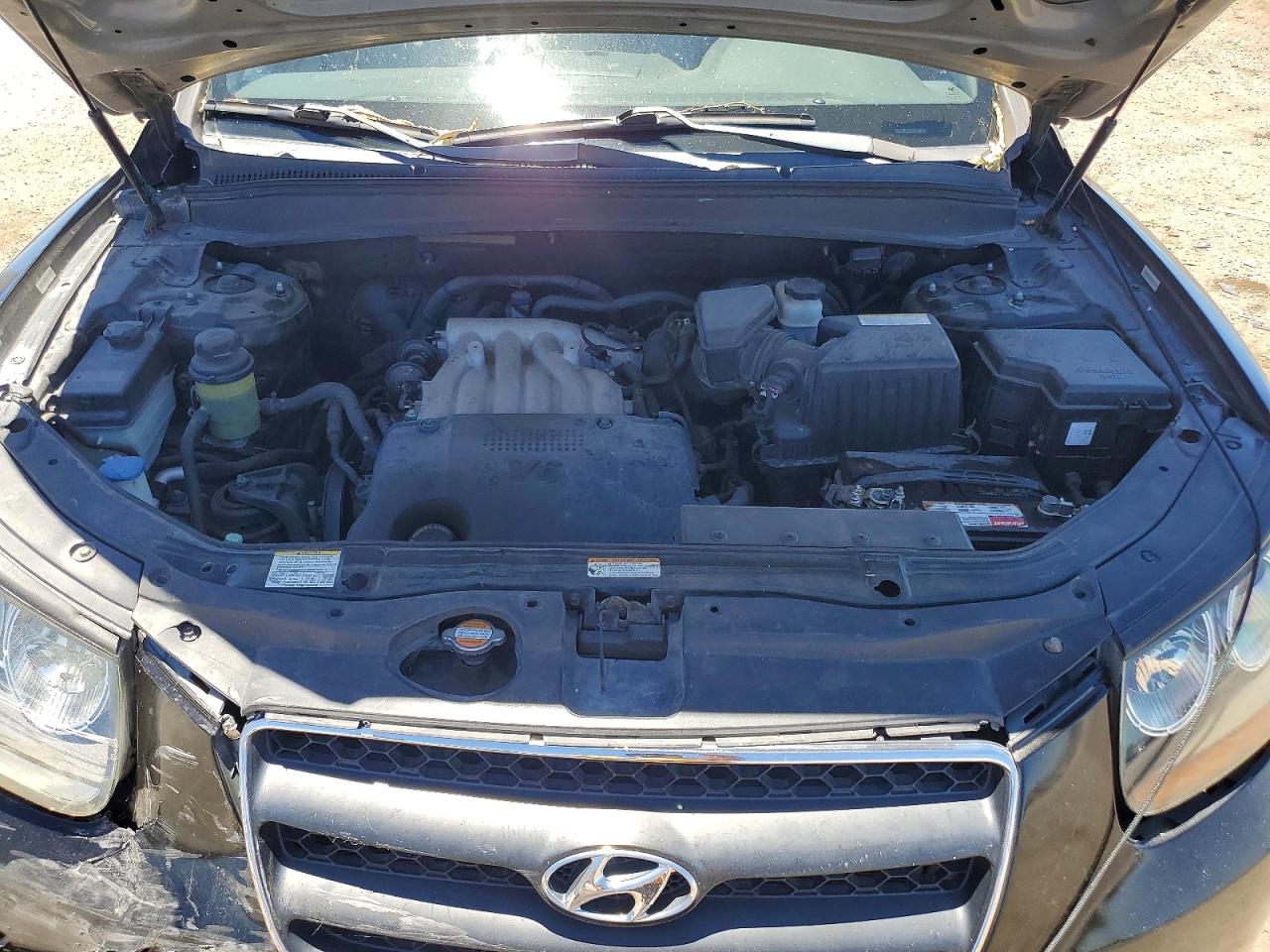 2008 Hyundai Santa Fe Gls Black vin: 5NMSG13D68H196370