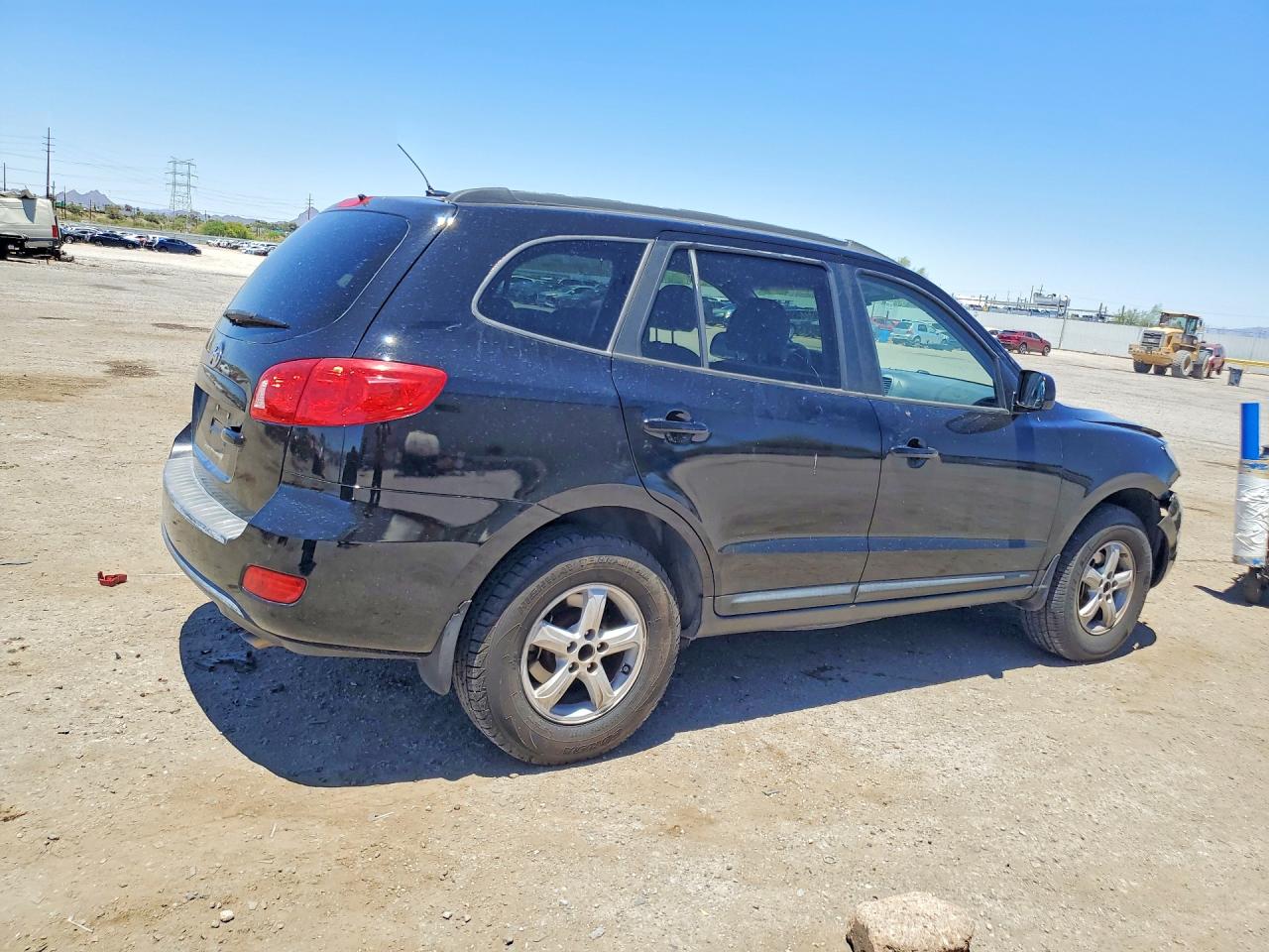 2008 Hyundai Santa Fe Gls Black vin: 5NMSG13D68H196370