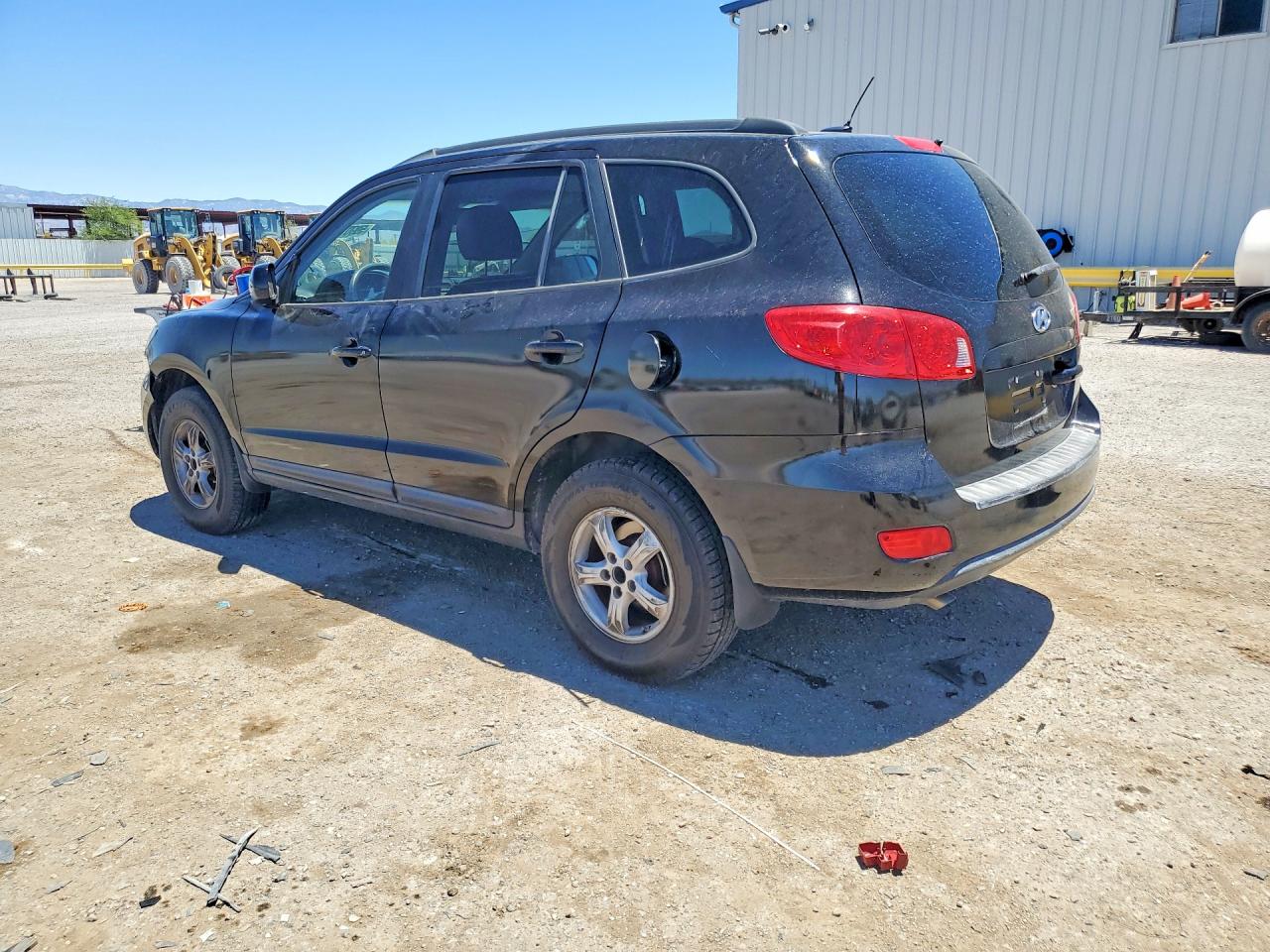 2008 Hyundai Santa Fe Gls Black vin: 5NMSG13D68H196370